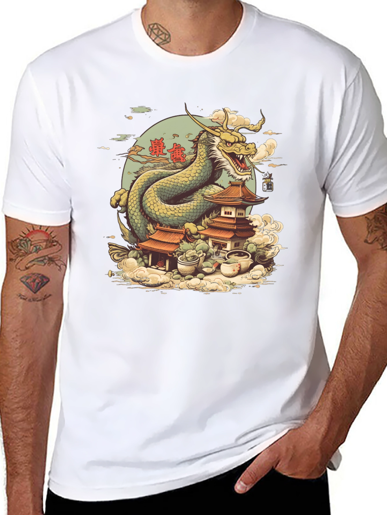 Dragon Temple Graphic Tee