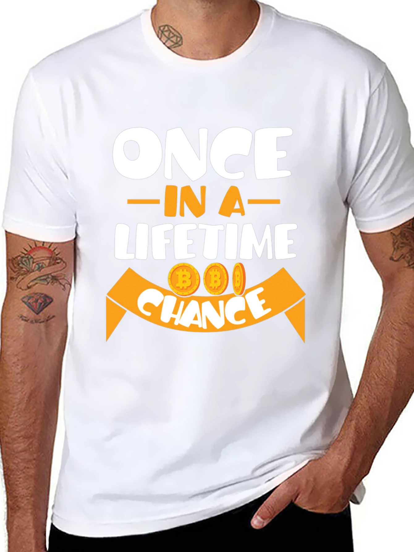 Once In A Lifetime Bitcoin Chance Graphic Tee