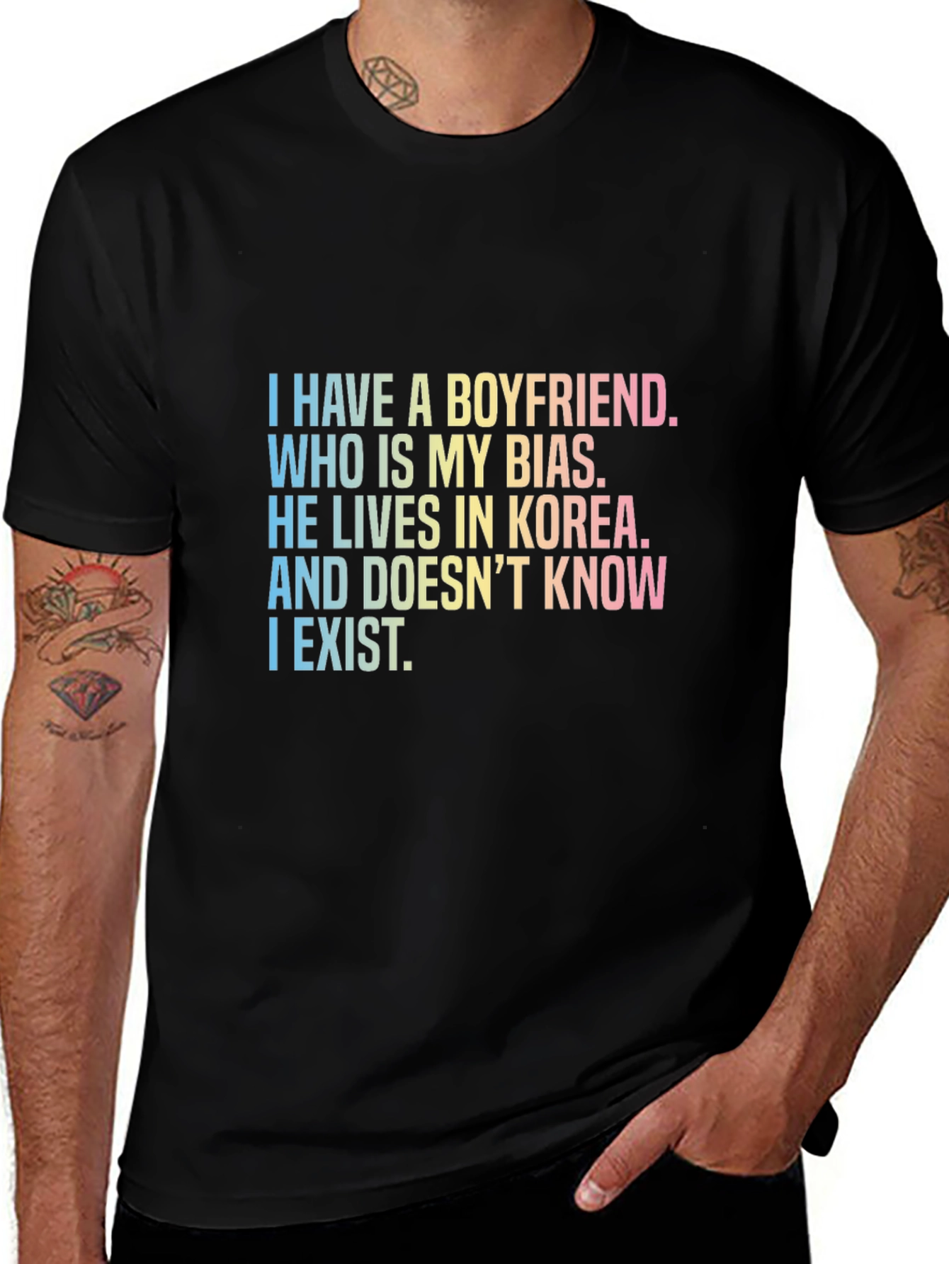 Boyfriend Bias Tee - K-Pop Fan Shirt