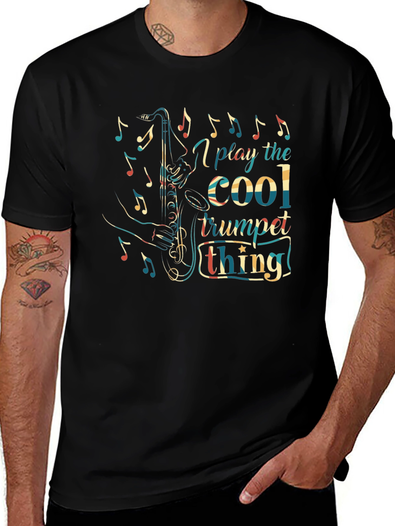 Cool Trumpet Thing Graphic Tee