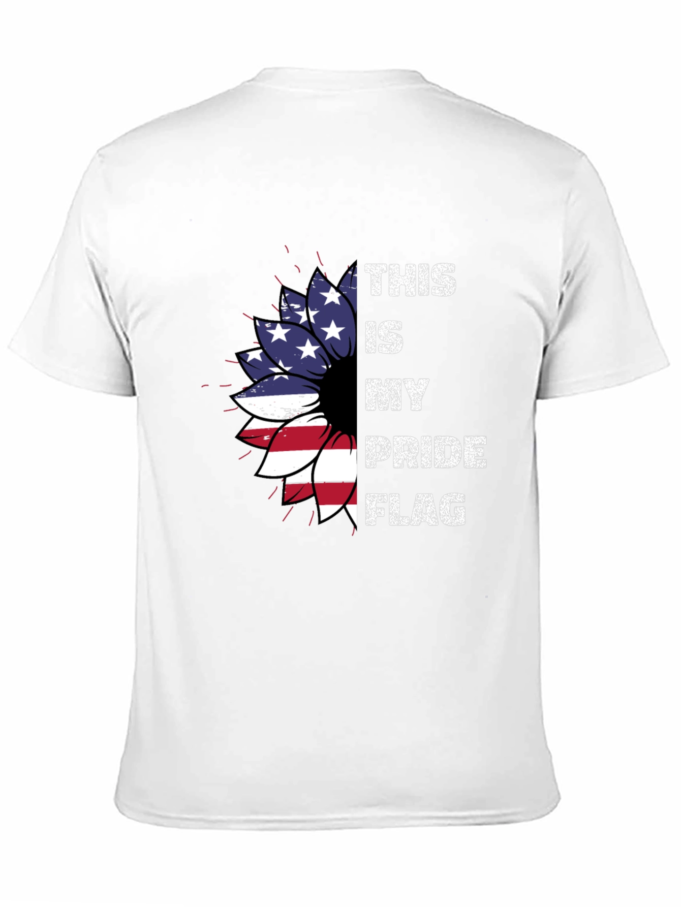 Patriotic Pride Flag Sunflower T-Shirt