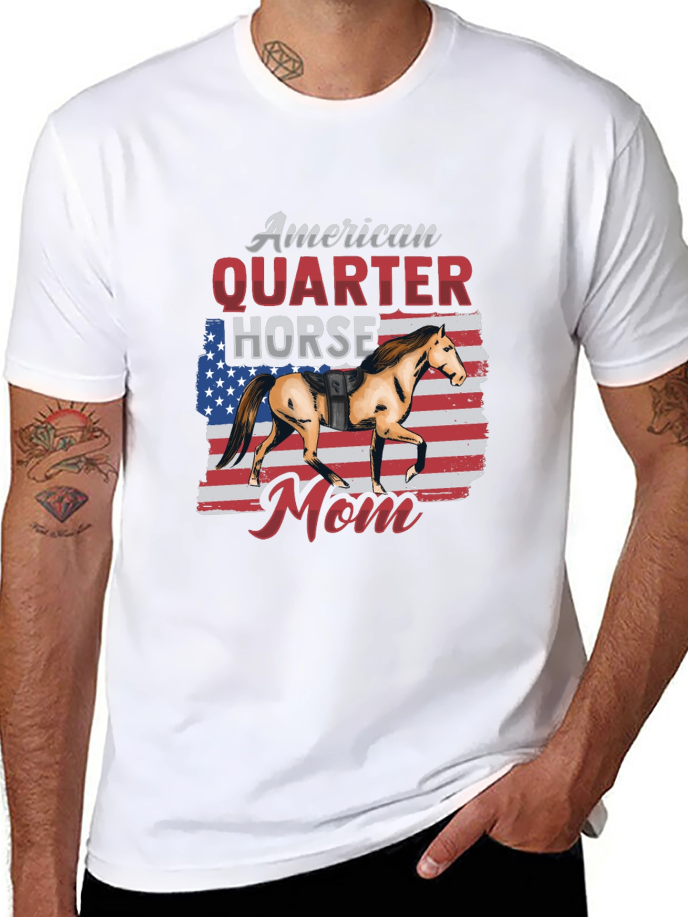 American Quarter Horse Mom T-Shirt