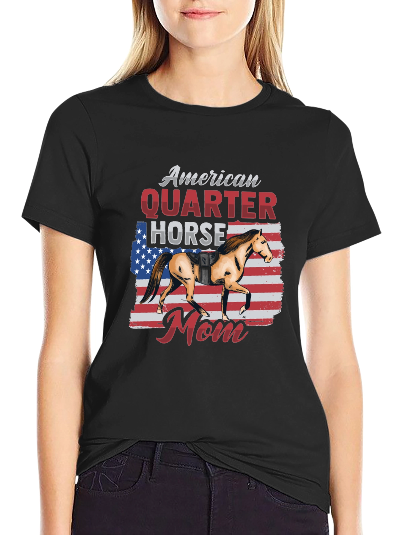American Quarter Horse Mom T-Shirt
