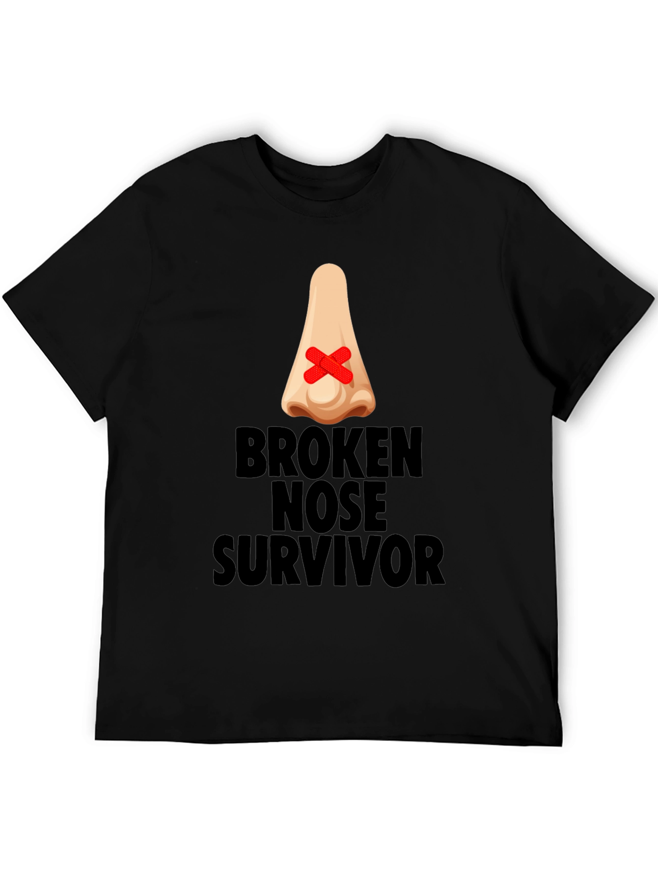 Broken Nose Survivor Graphic T-Shirt