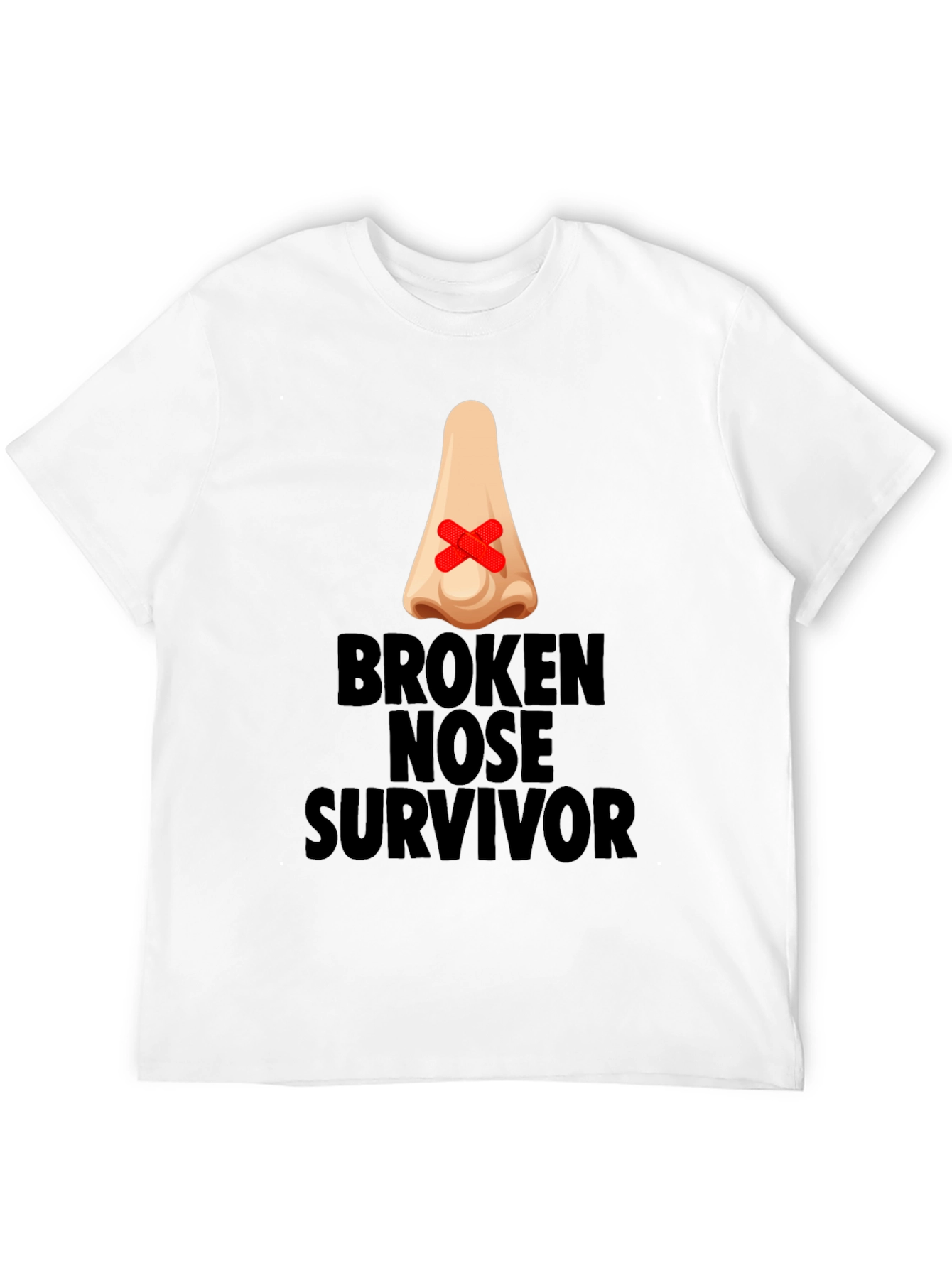 Broken Nose Survivor Graphic T-Shirt