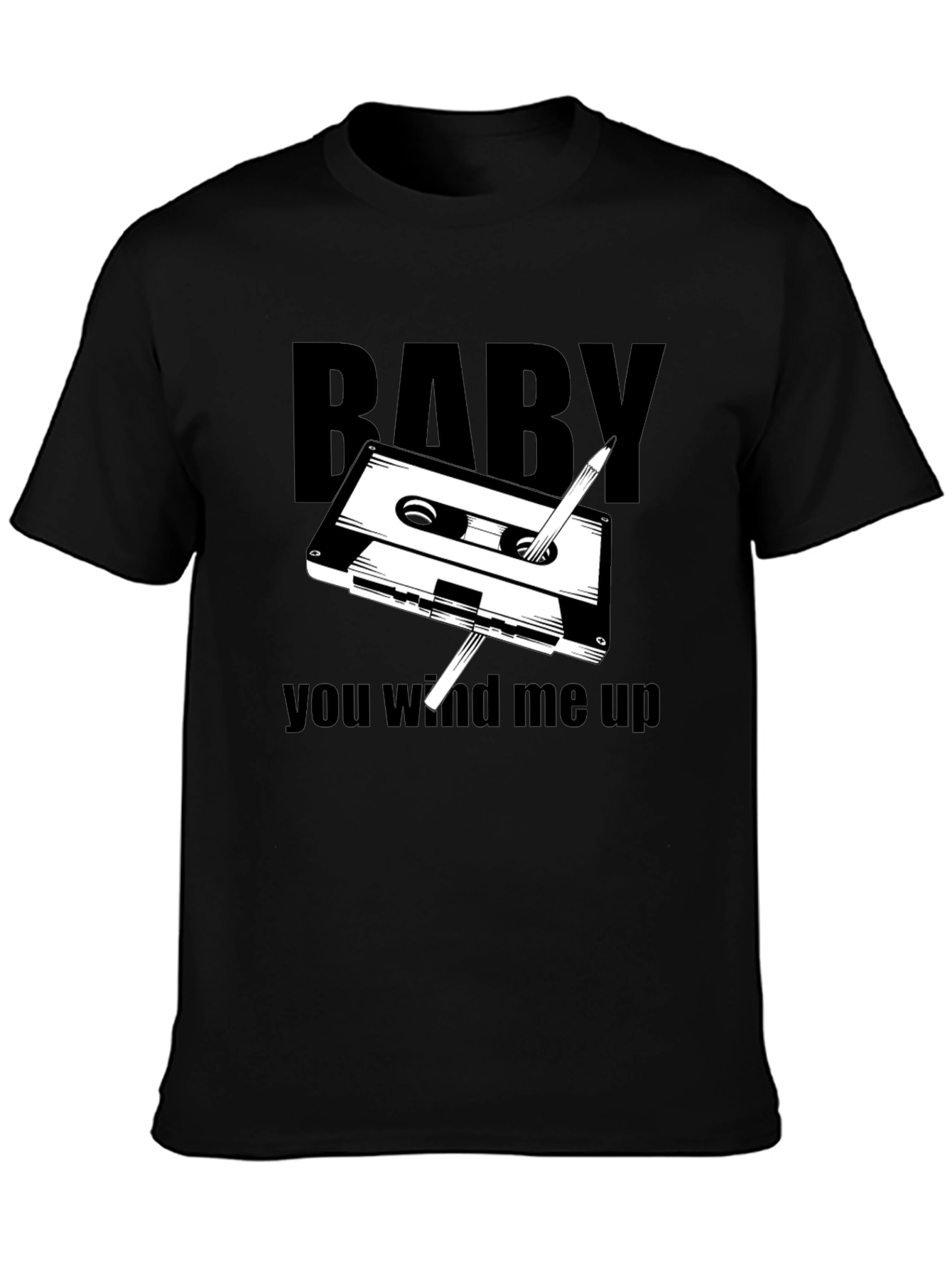 Retro Cassette Tape T-Shirt - You Wind Me Up