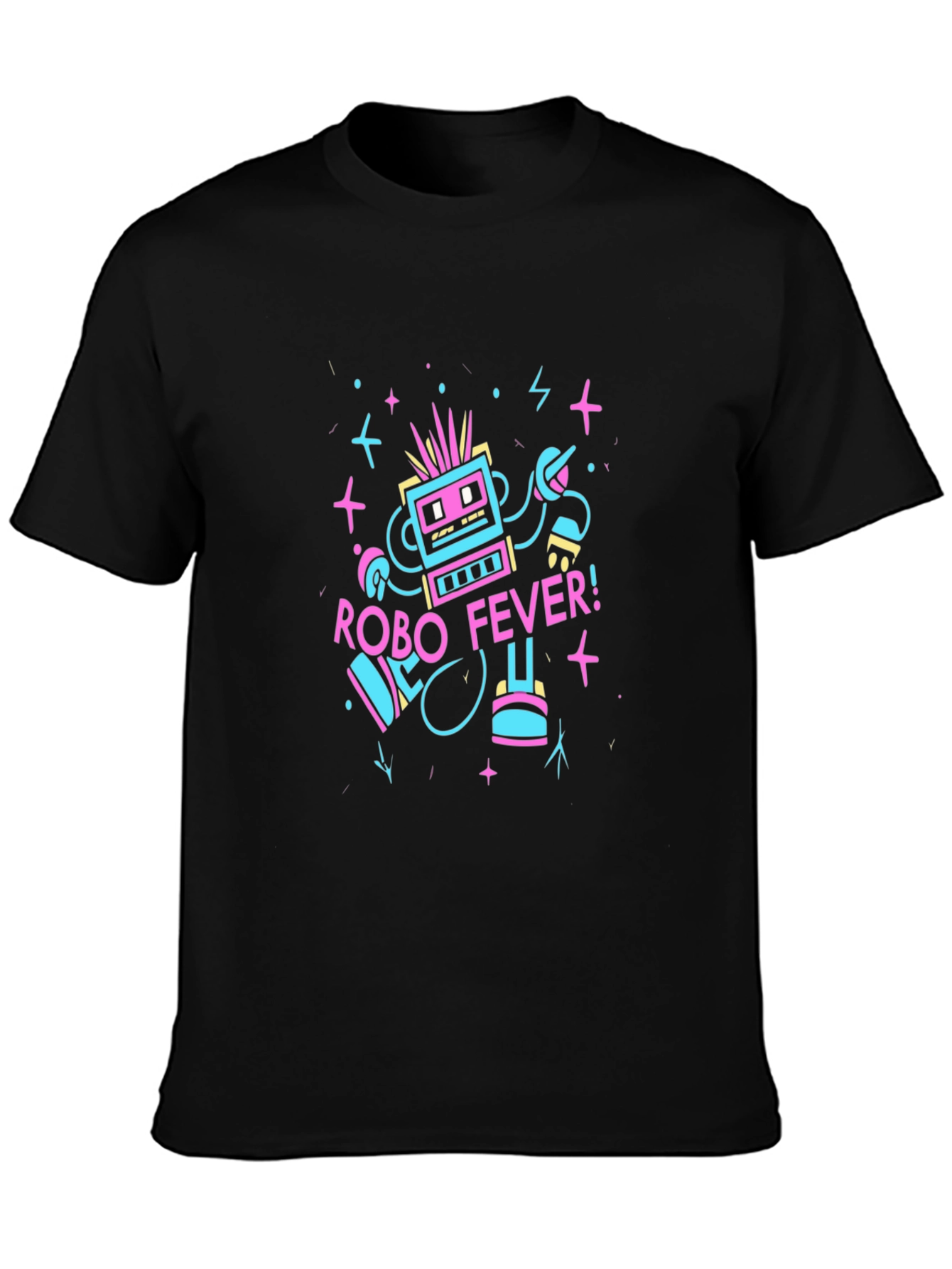 Robo Fever Black T-Shirt