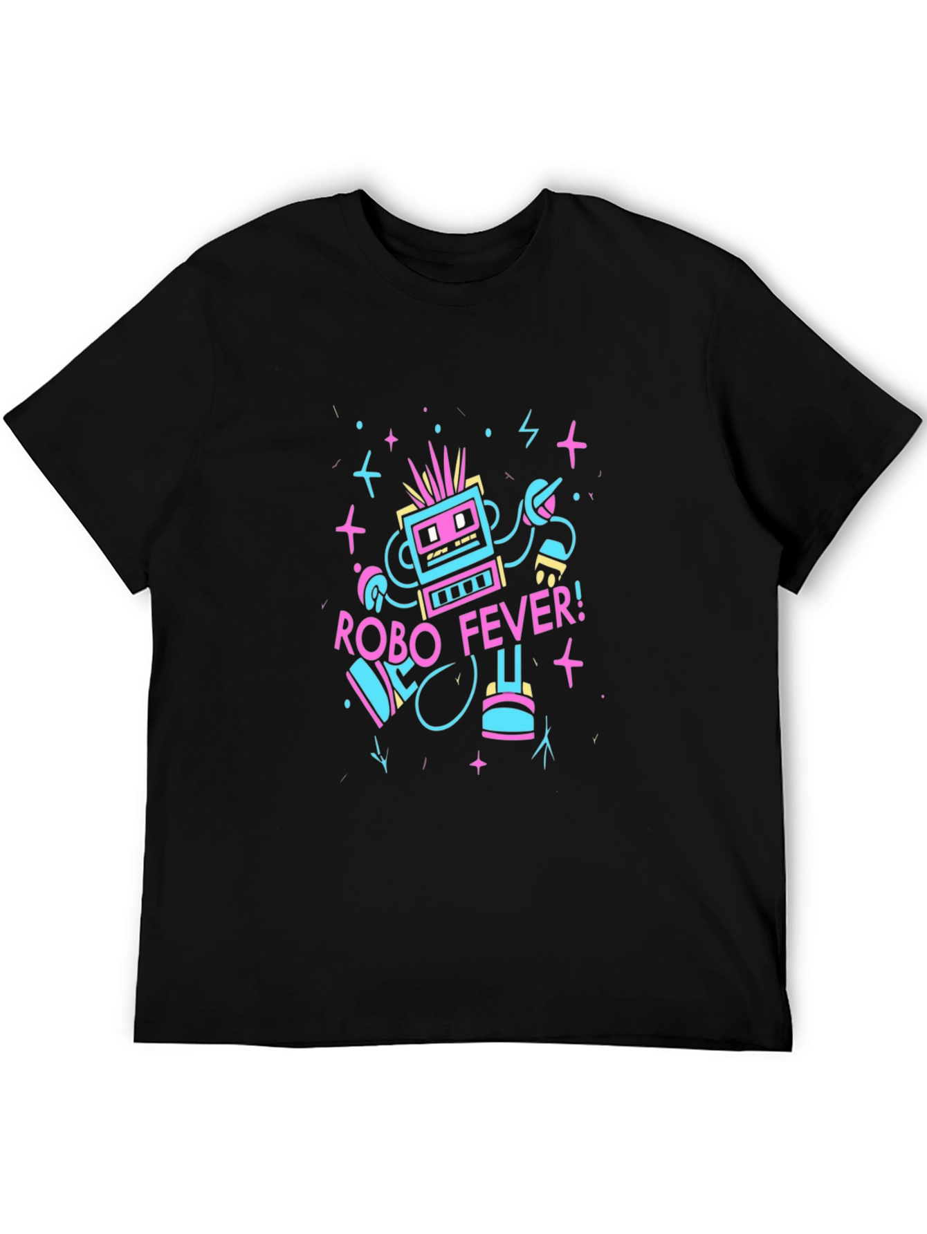 Robo Fever Black T-Shirt