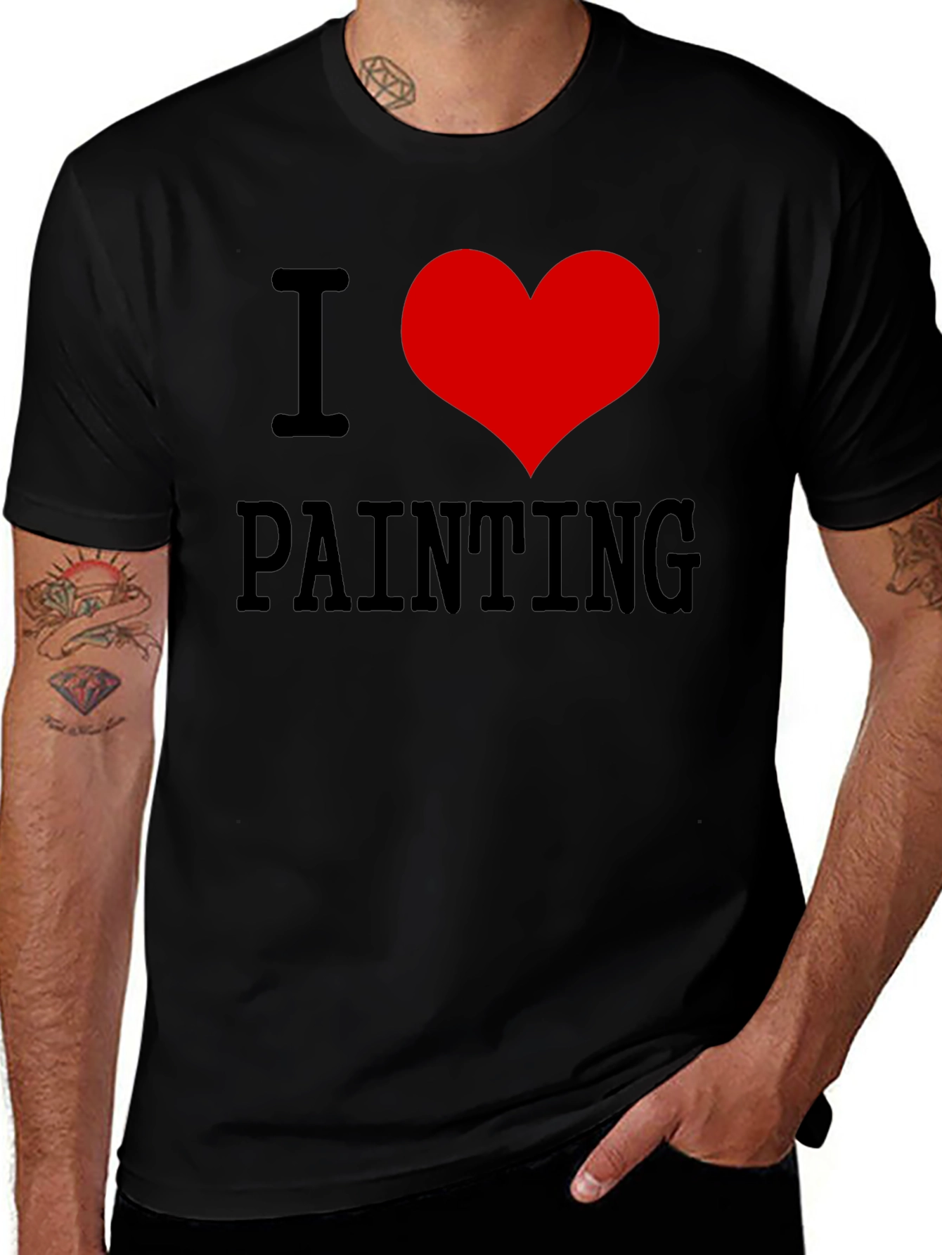 I Love Painting T-Shirt - Artistic Expression Tee