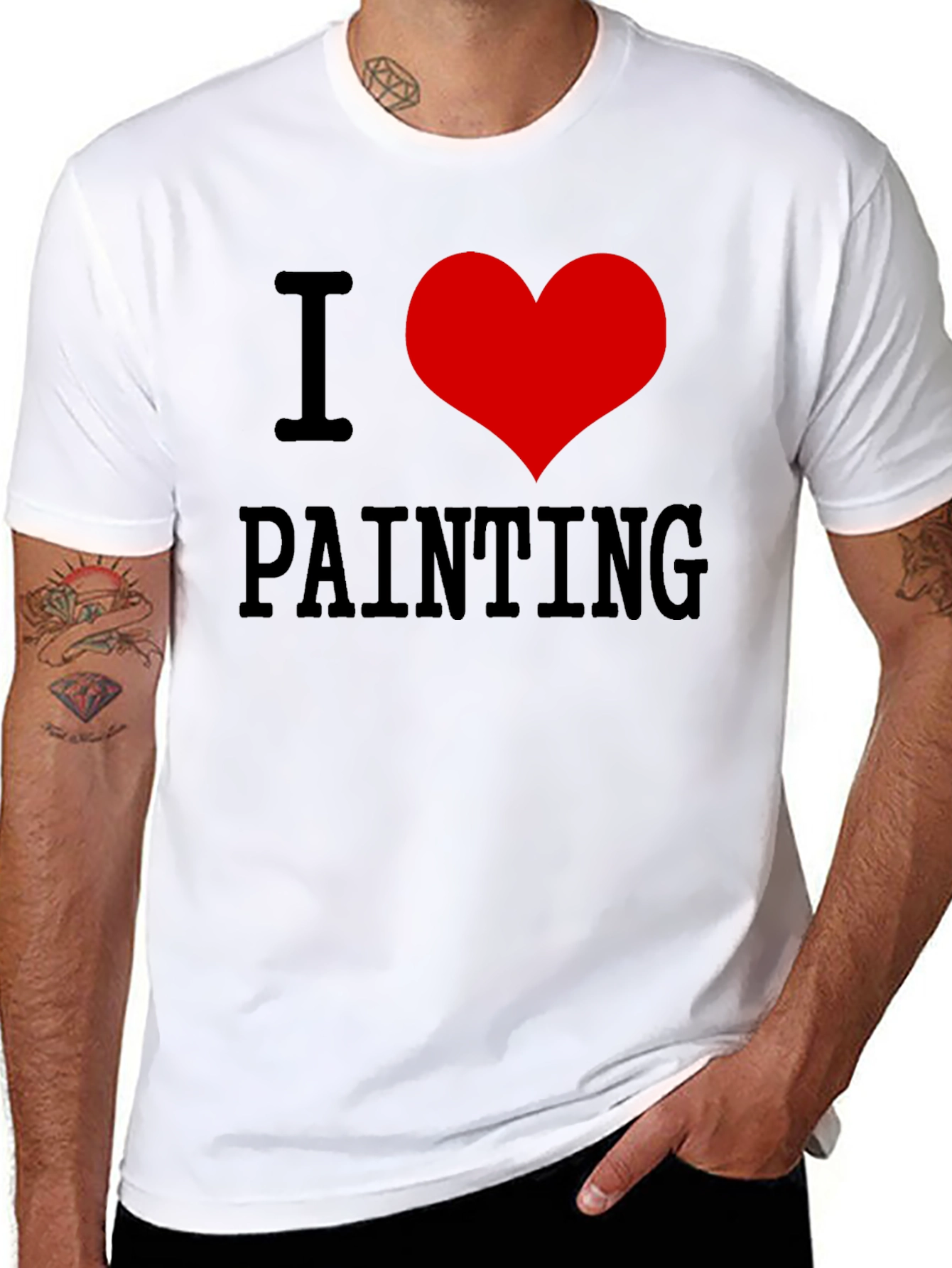 I Love Painting T-Shirt - Artistic Expression Tee