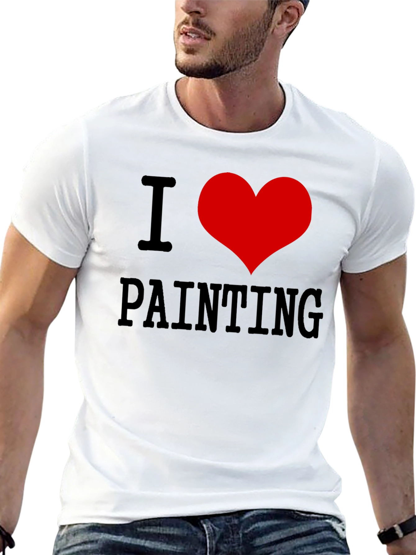 I Love Painting T-Shirt - Artistic Expression Tee
