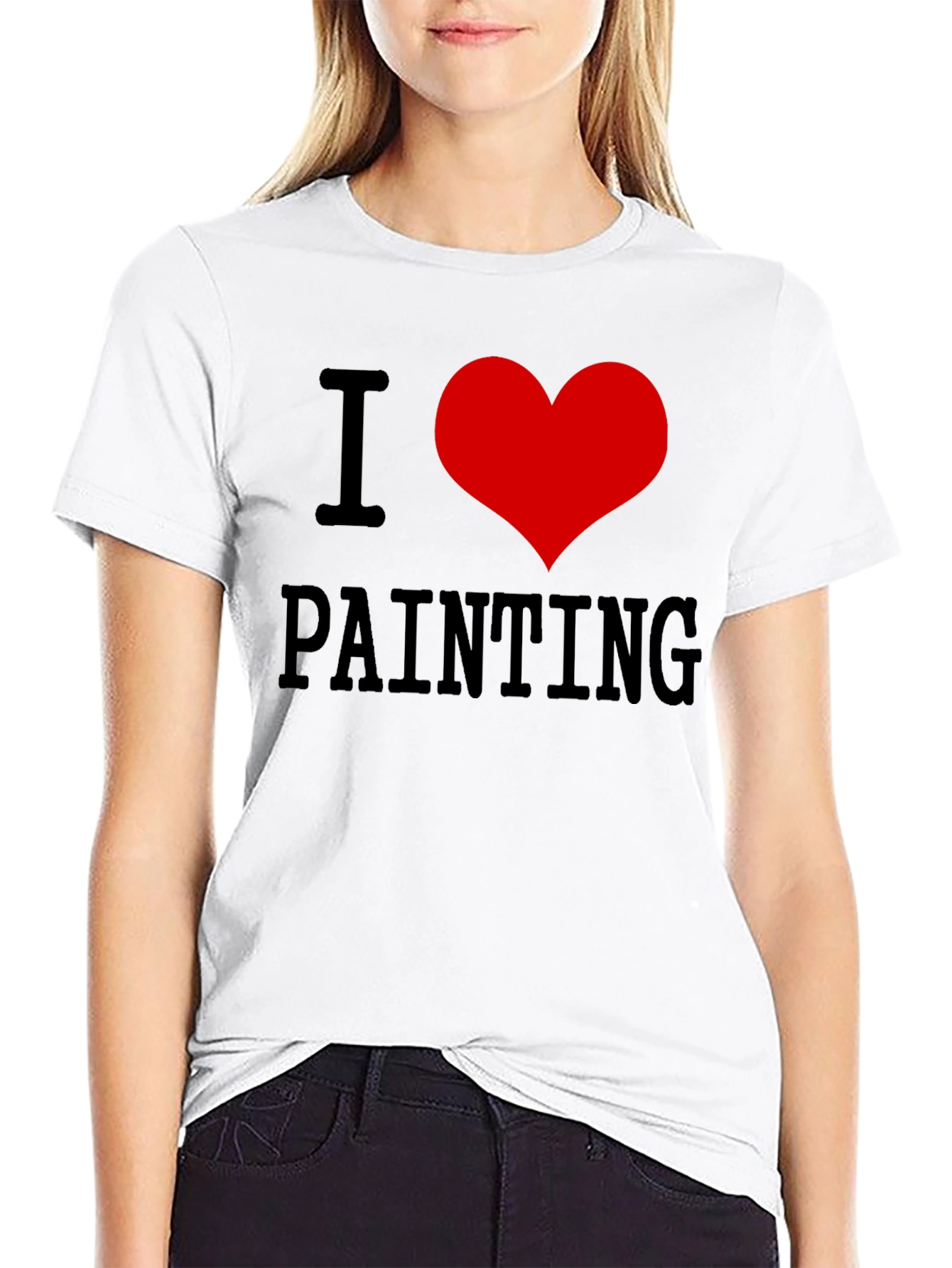 I Love Painting T-Shirt - Artistic Expression Tee