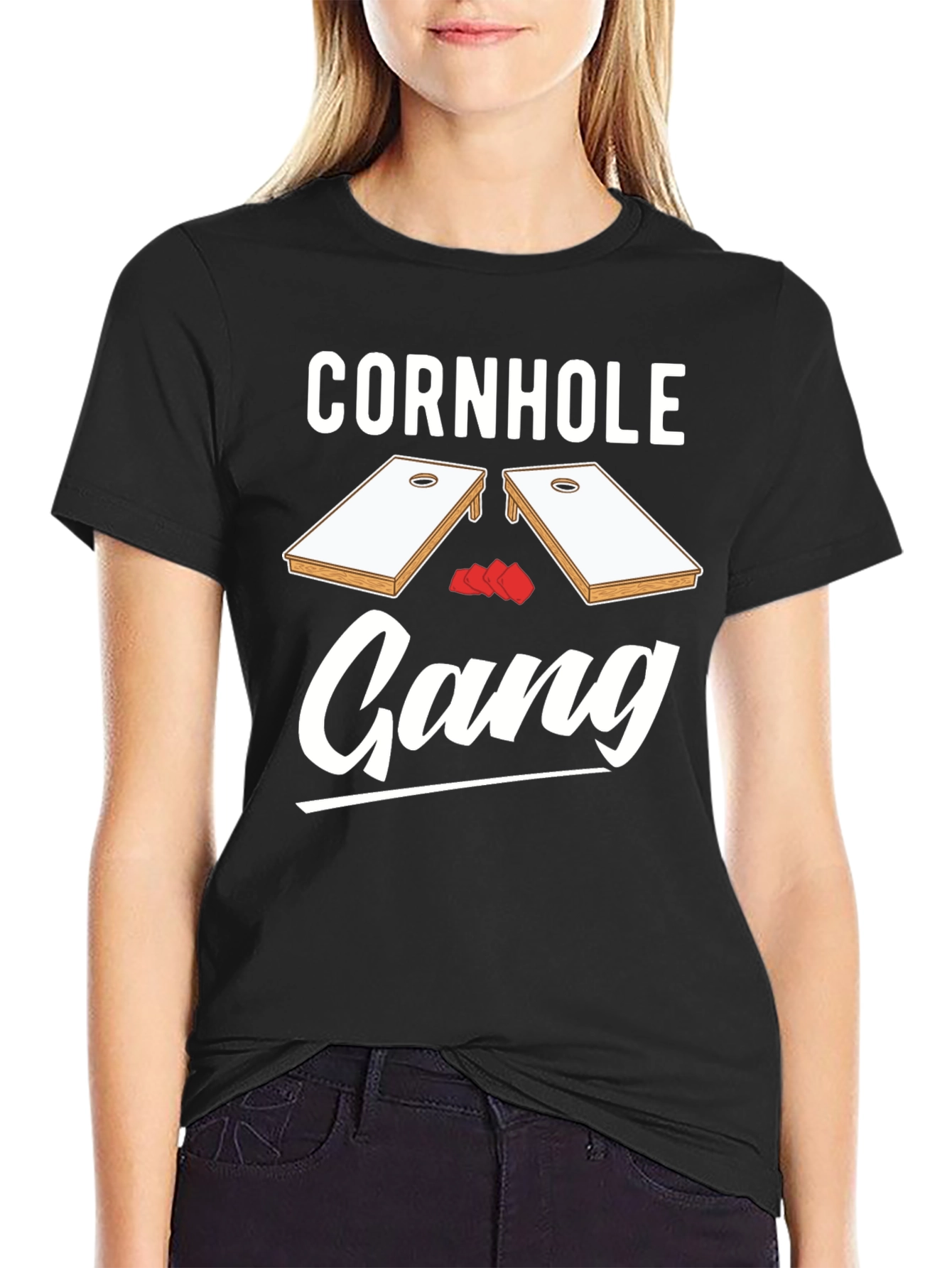 Cornhole Gang Graphic T-Shirt