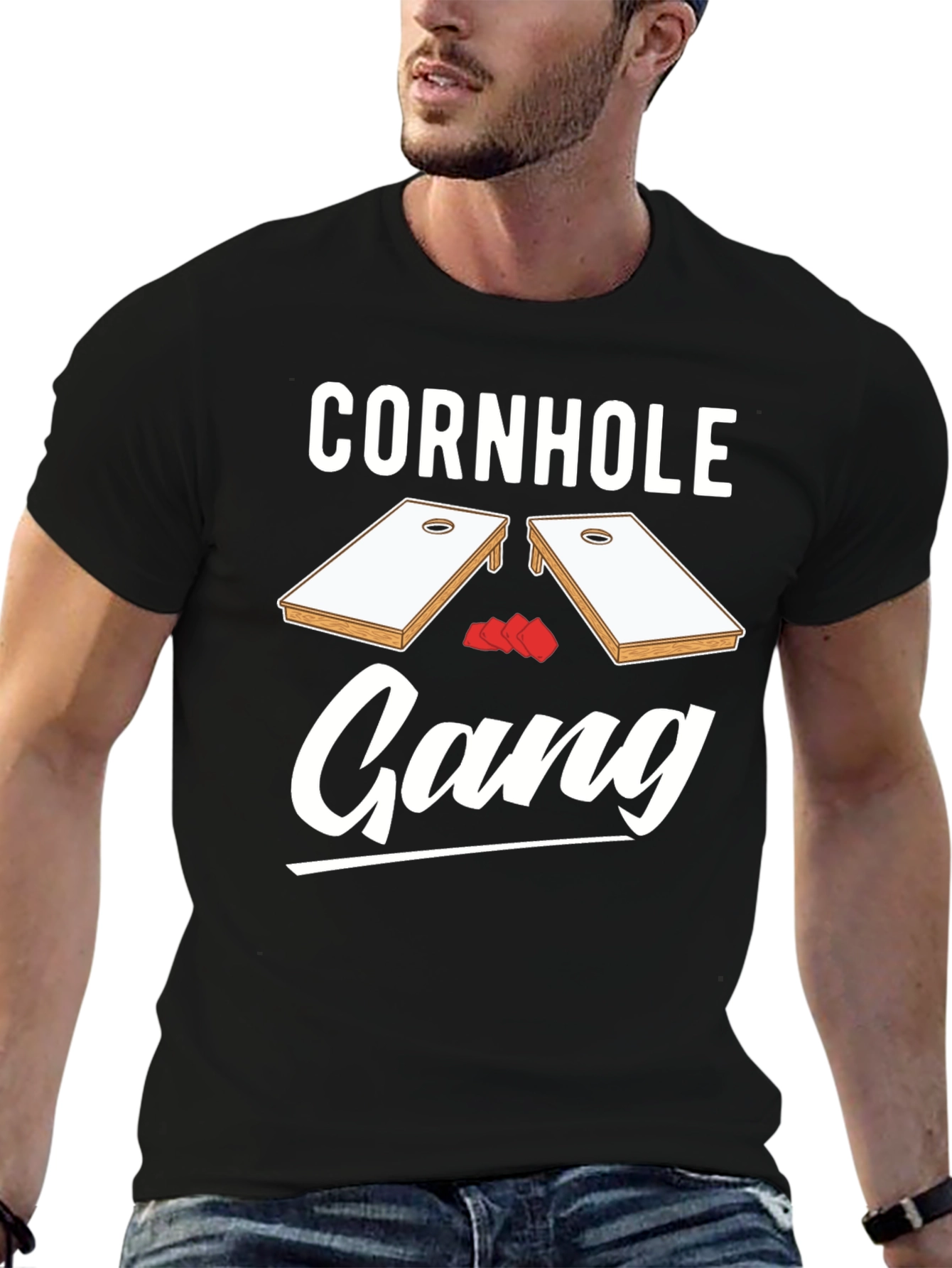 Cornhole Gang Graphic T-Shirt