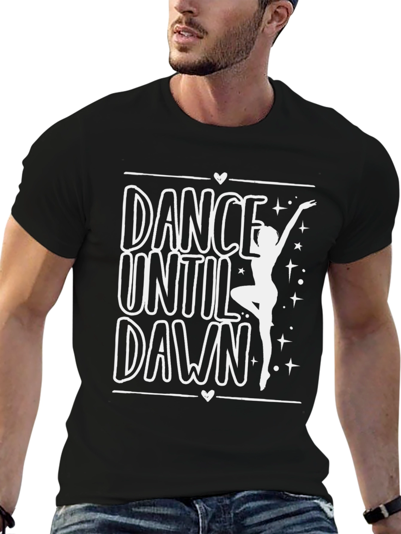 Dance Until Dawn T-Shirt - Stylish Dancer Tee
