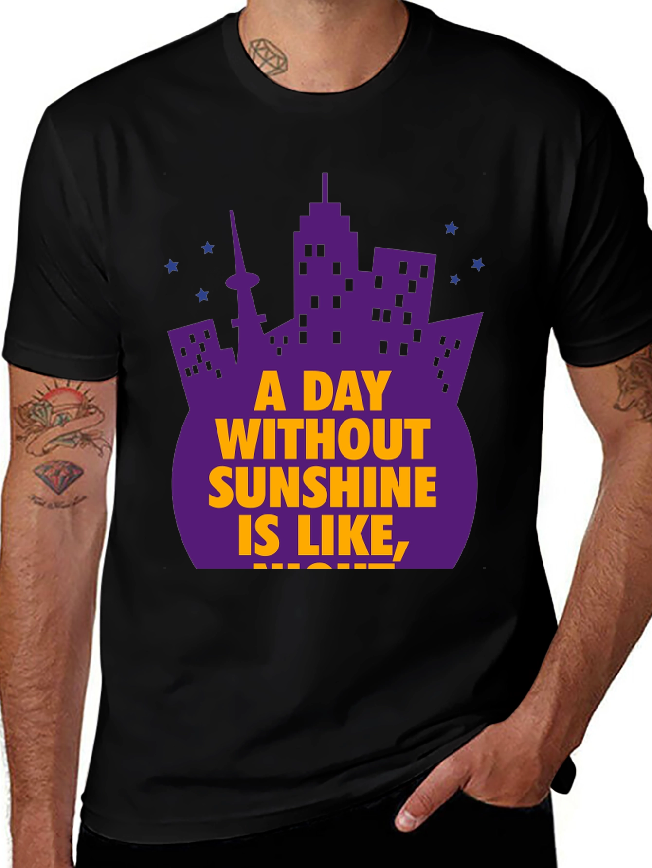 City Skyline T-Shirt: A Day Without Sunshine