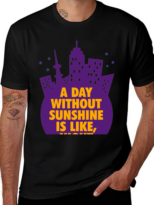 City Skyline T-Shirt: A Day Without Sunshine