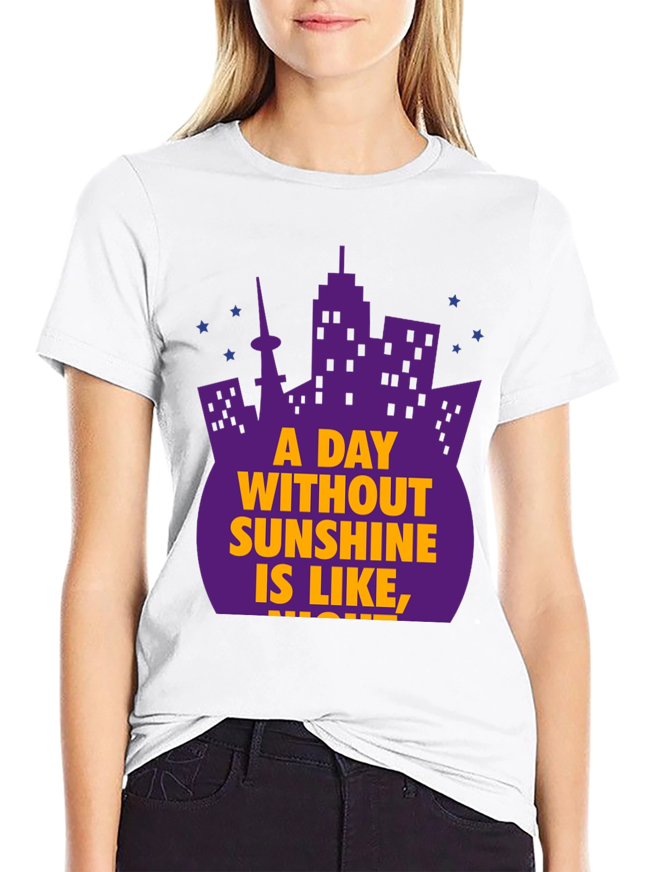 City Skyline T-Shirt: A Day Without Sunshine