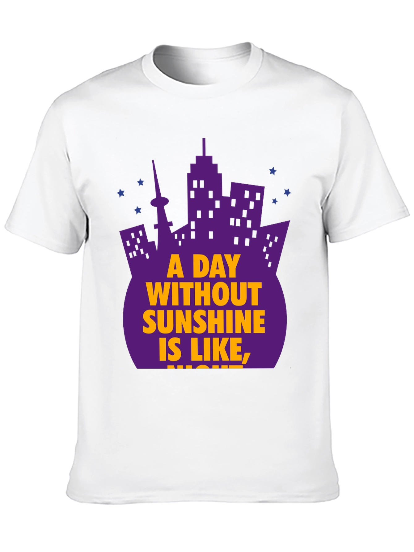 City Skyline T-Shirt: A Day Without Sunshine