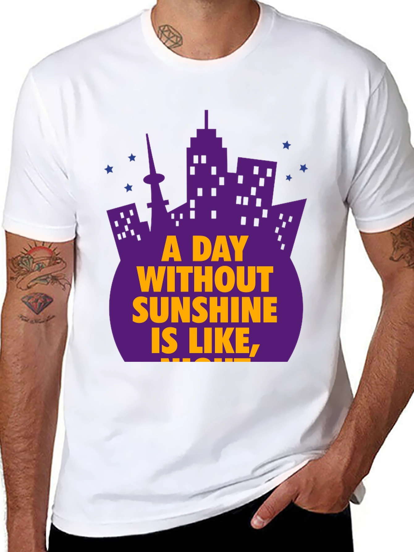 City Skyline T-Shirt: A Day Without Sunshine