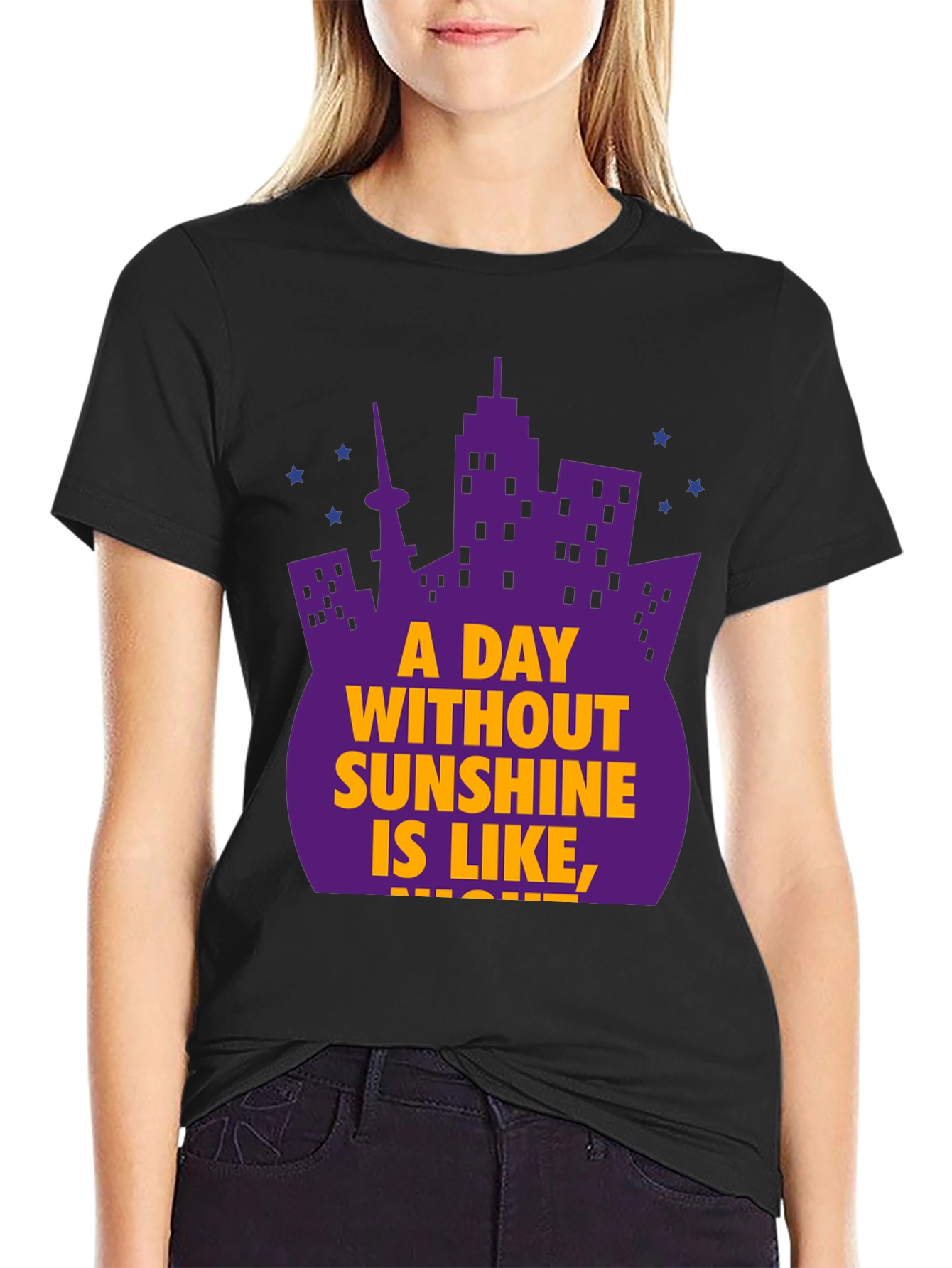 City Skyline T-Shirt: A Day Without Sunshine