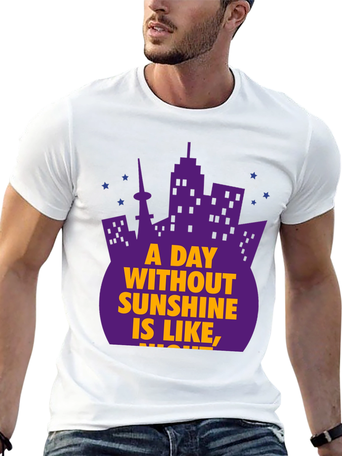 City Skyline T-Shirt: A Day Without Sunshine