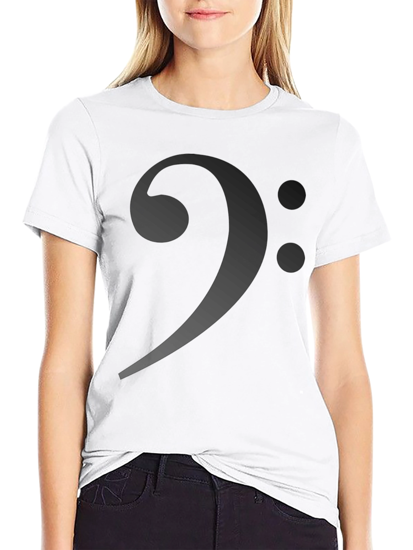 Bass Clef T-Shirt - Musical Style