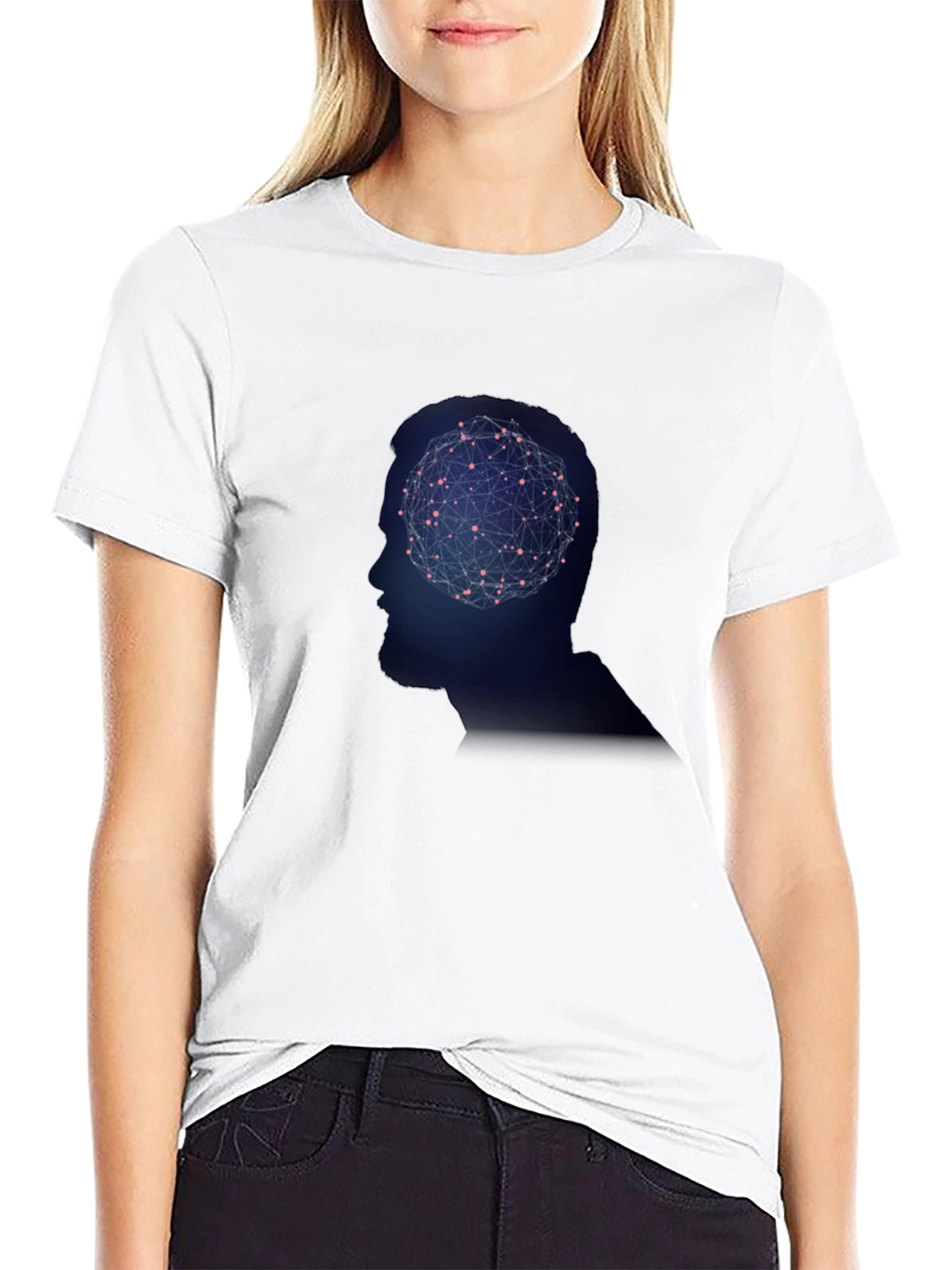 Thinking Man Tee - Brain Network Design
