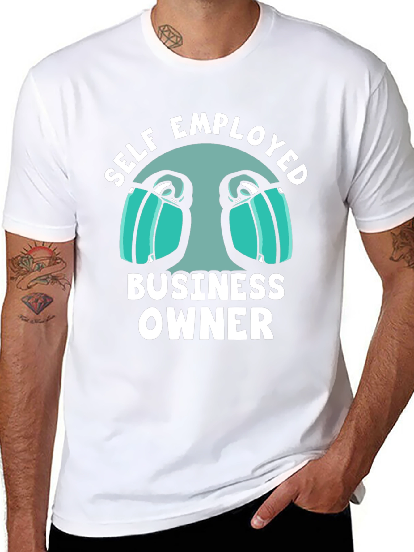 Self Employed Business Owner T-Shirt - Black