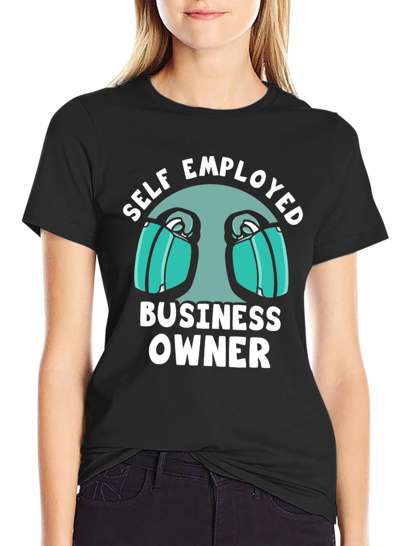 Self Employed Business Owner T-Shirt - Black