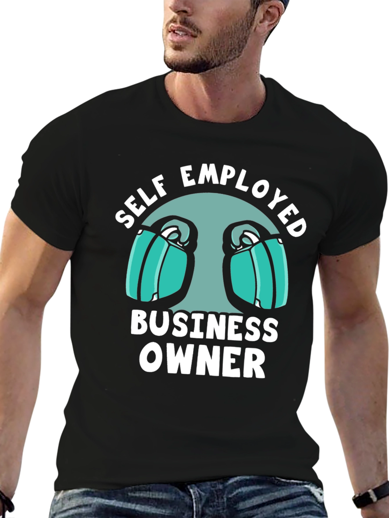 Self Employed Business Owner T-Shirt - Black
