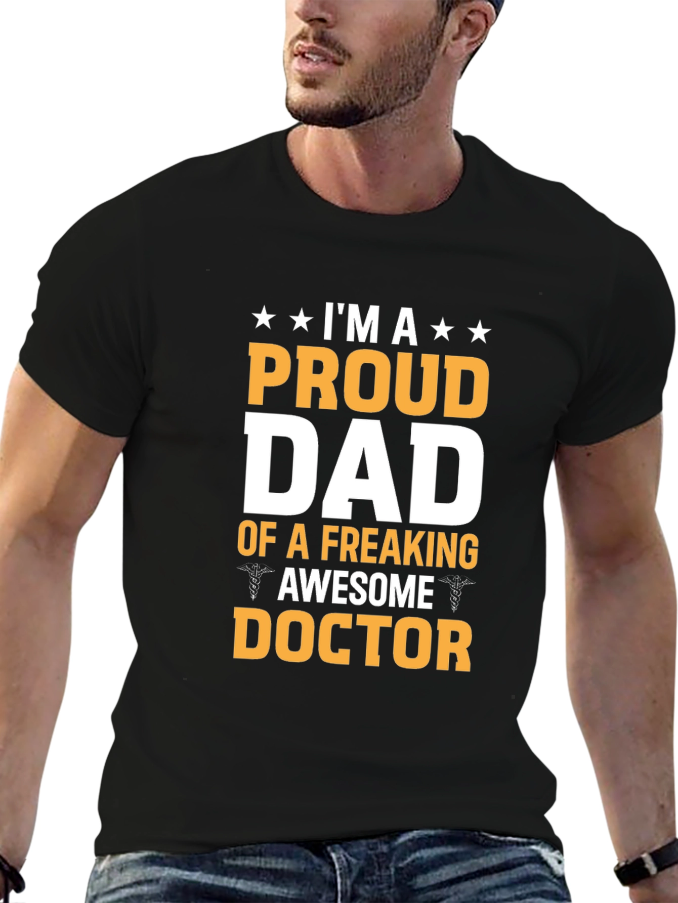 Proud Dad Awesome Doctor T-Shirt