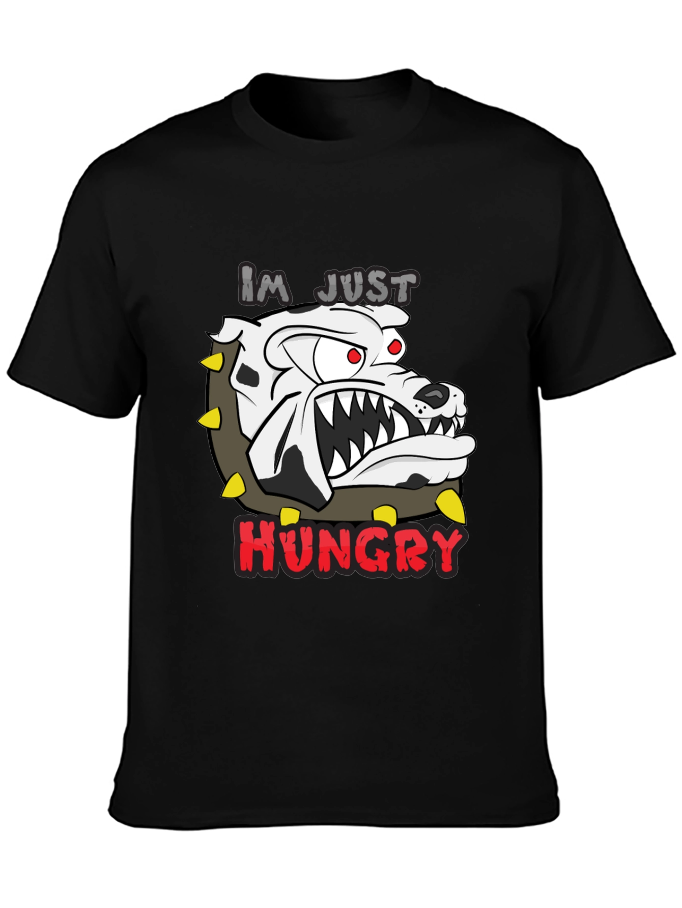 Hungry Bulldog Graphic Tee - Mens Black T-Shirt