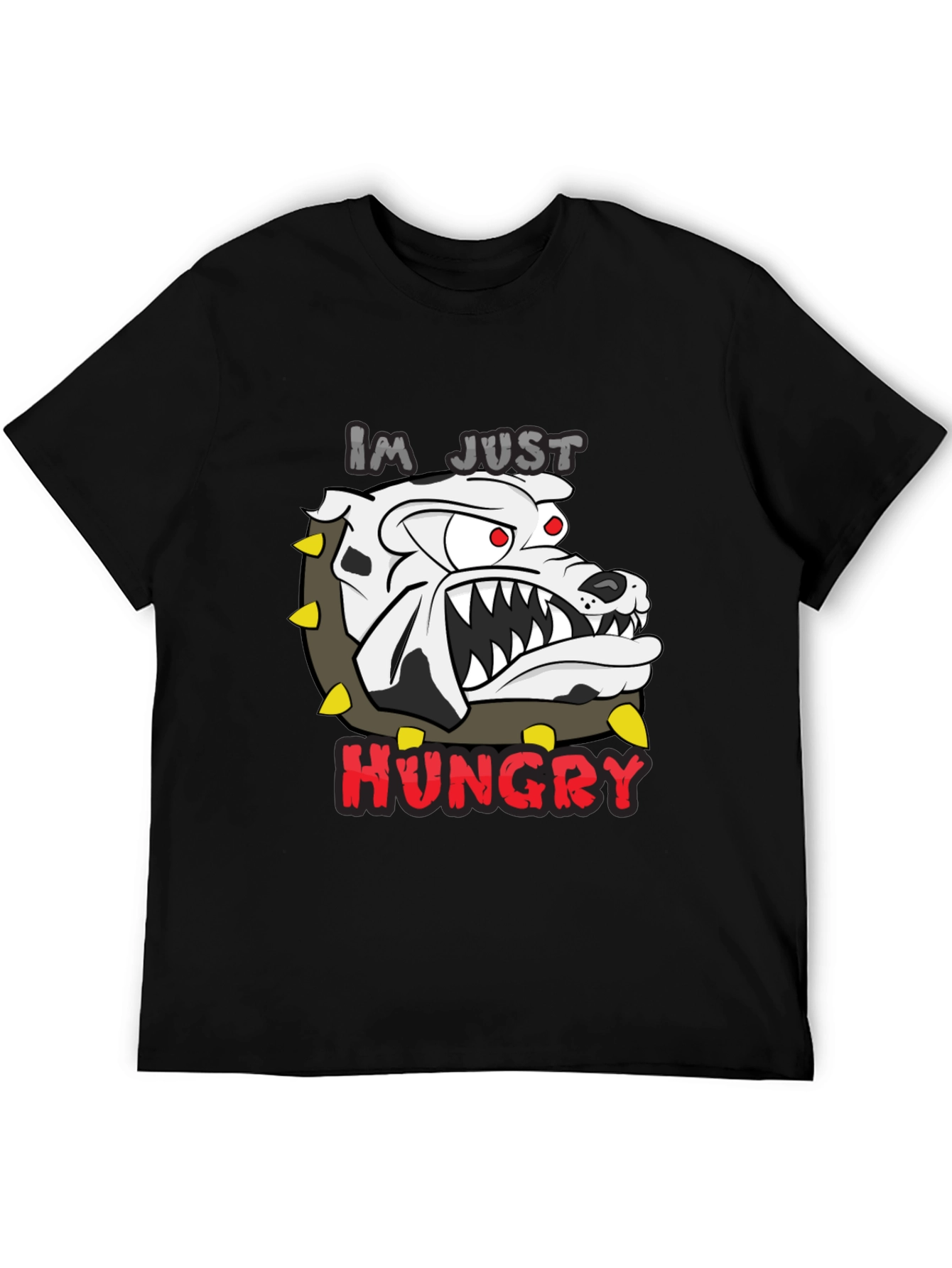 Hungry Bulldog Graphic Tee - Mens Black T-Shirt