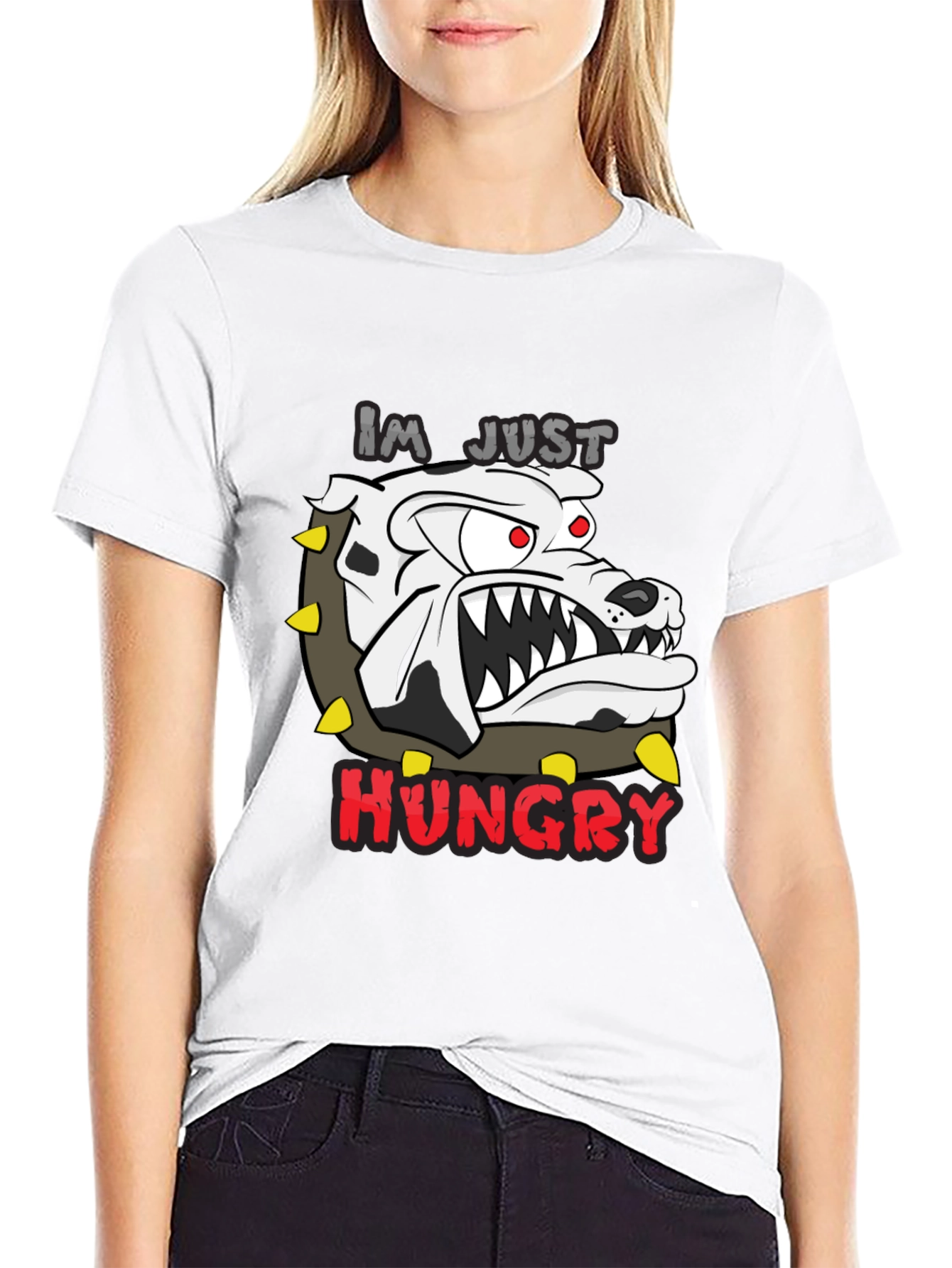 Hungry Bulldog Graphic Tee - Mens Black T-Shirt