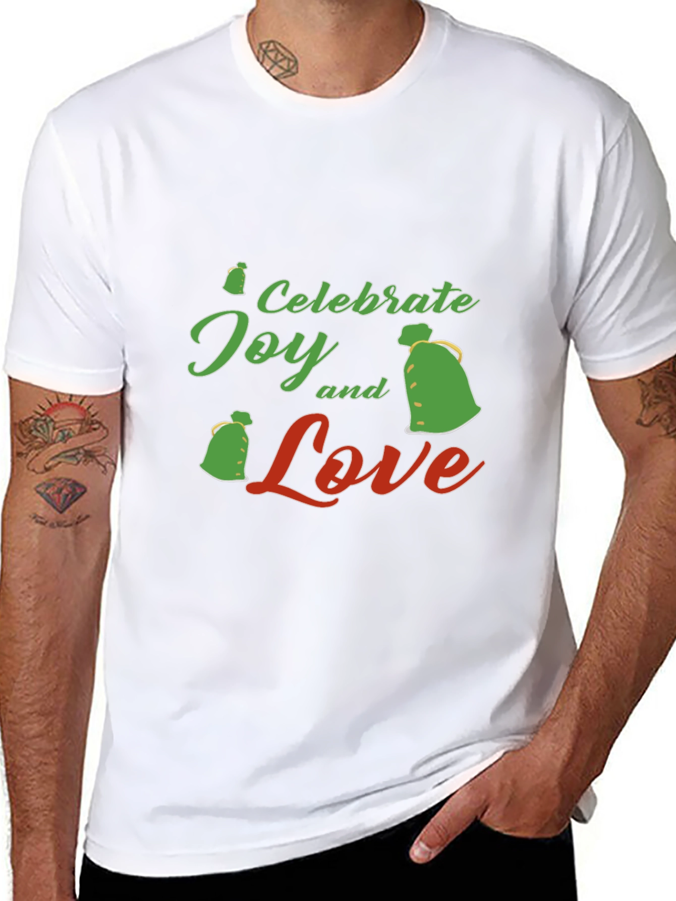 Celebrate Joy and Love Black T-Shirt