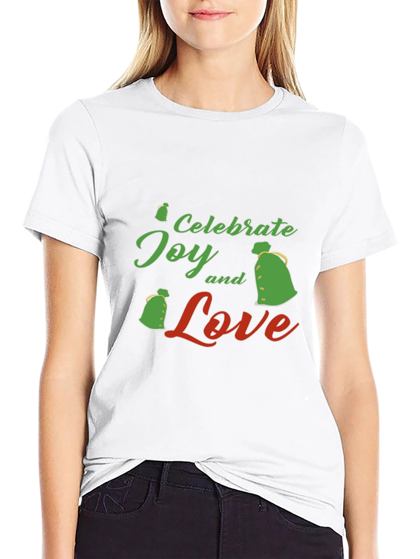 Celebrate Joy and Love Black T-Shirt