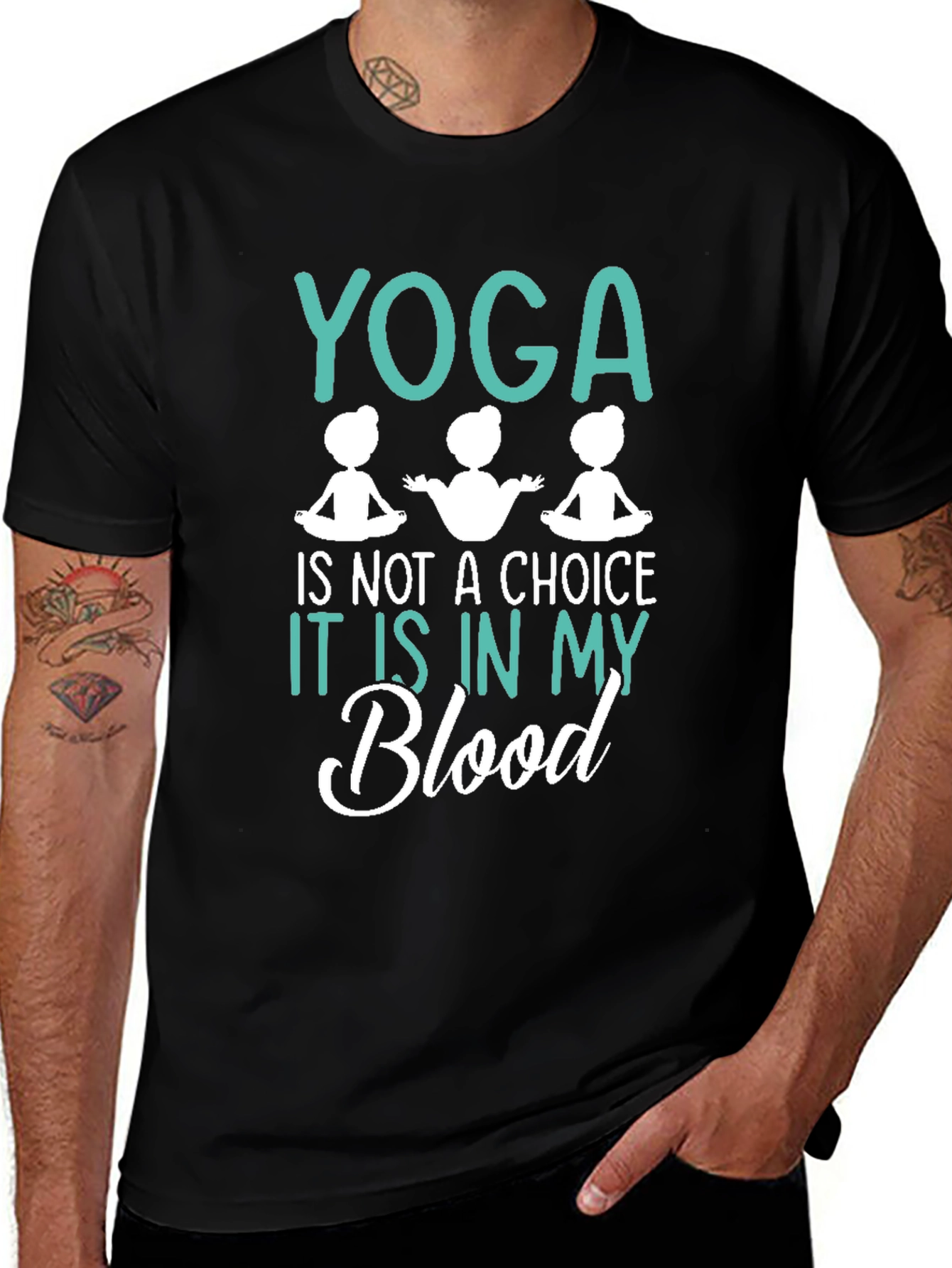 Yoga is in My Blood T-Shirt