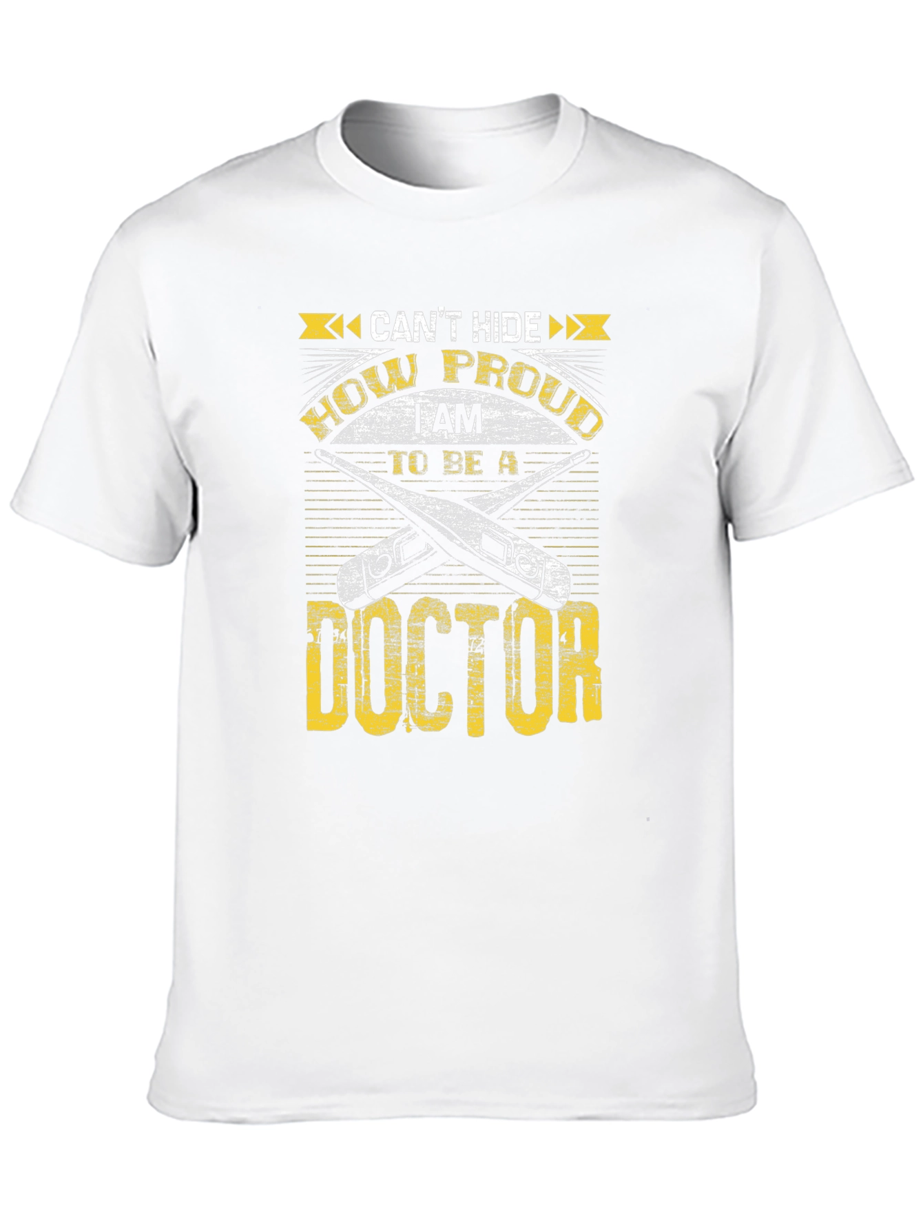 Proud Doctor Graphic T-Shirt - Black
