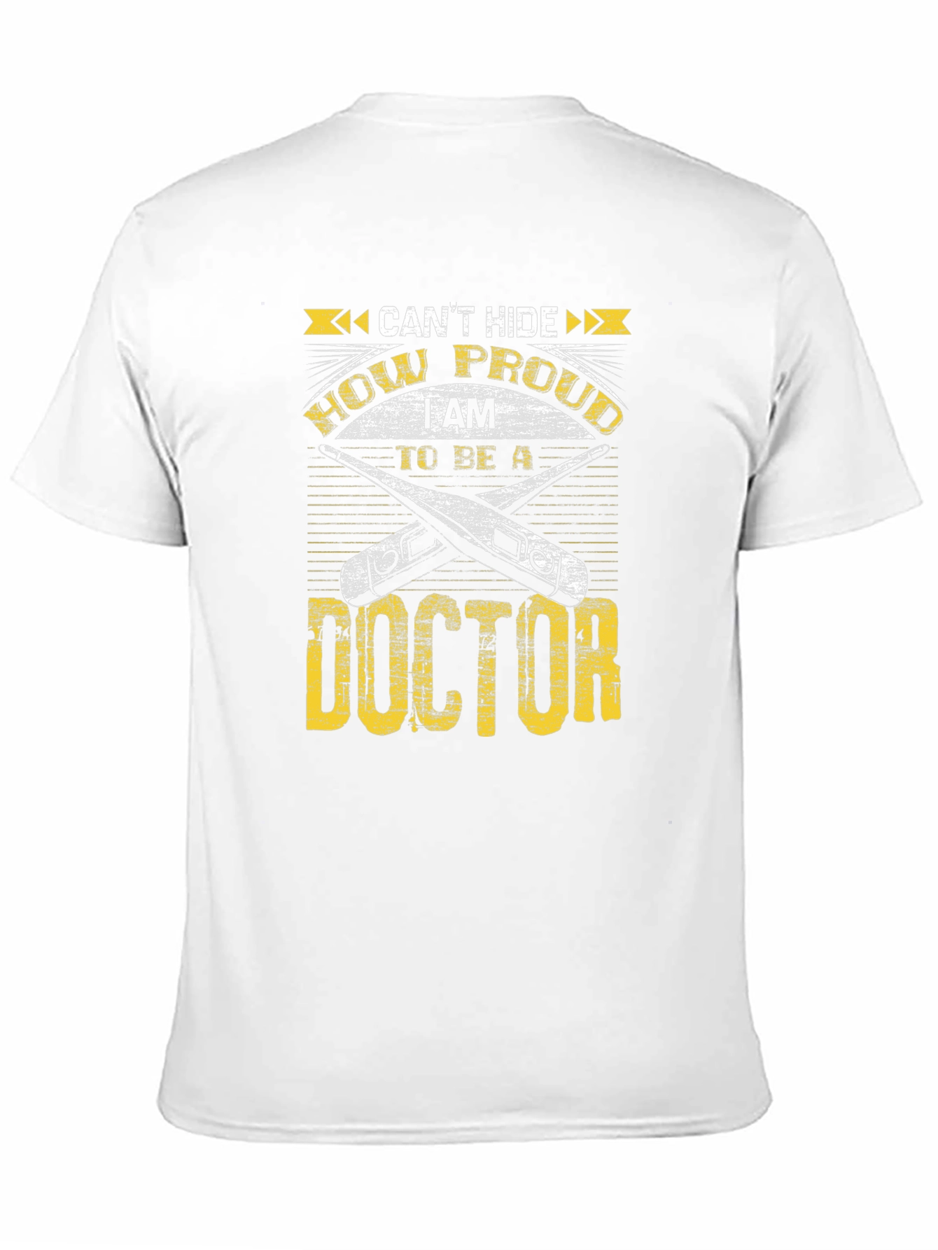 Proud Doctor Graphic T-Shirt - Black
