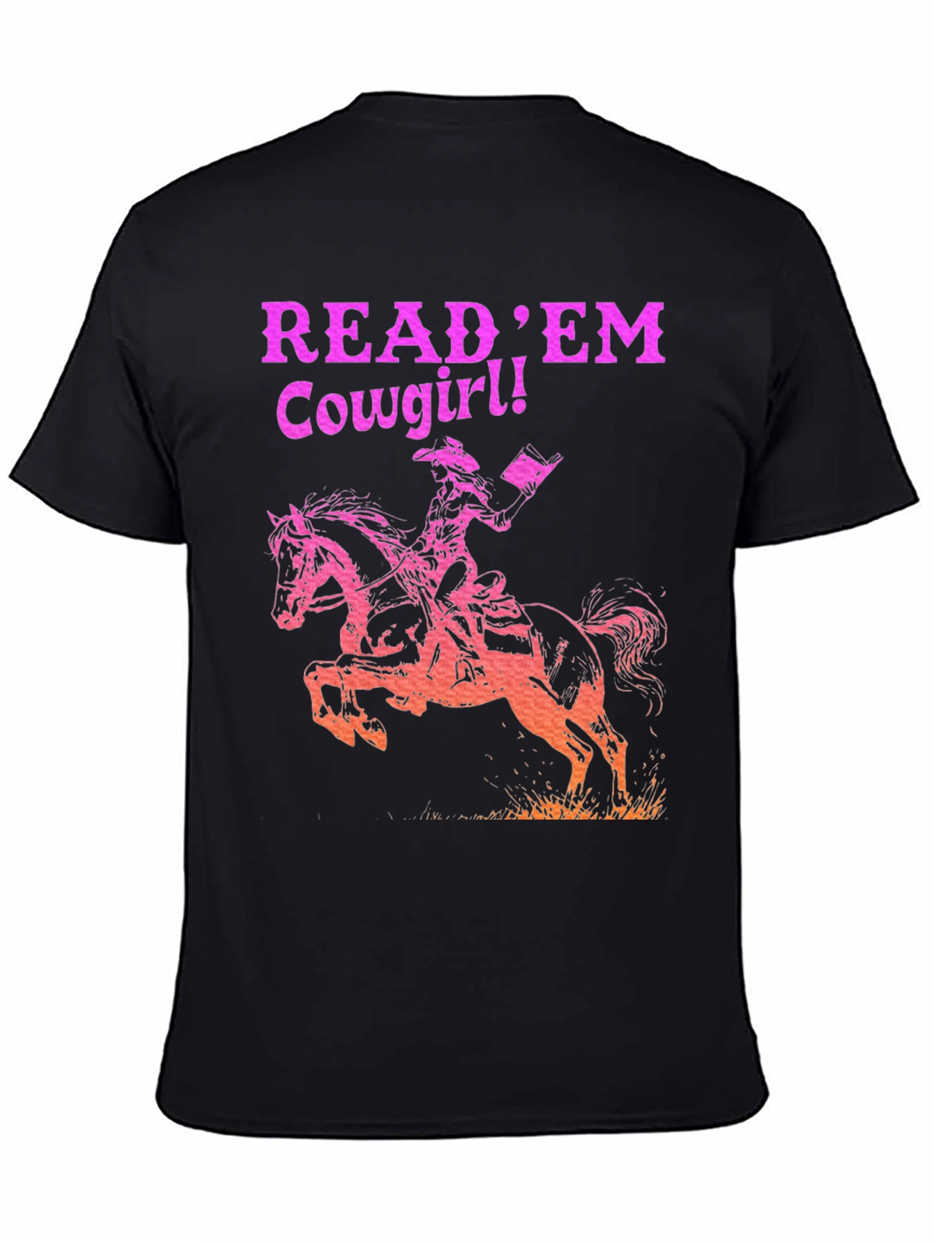 Read Em Cowgirl! Graphic Tee - Western Style