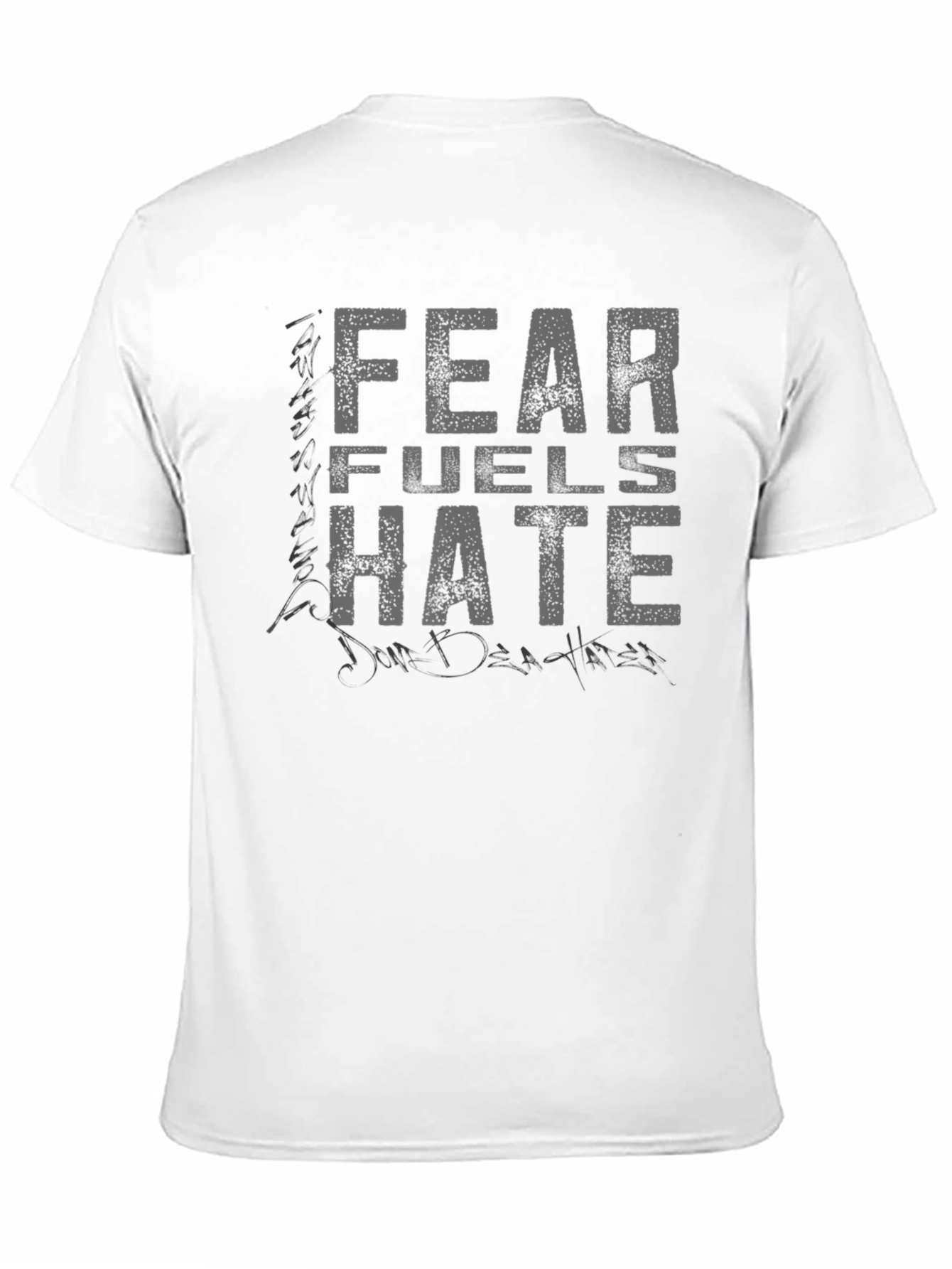 Fear Fuels Hate Graphic Tee - Premium Cotton Blend