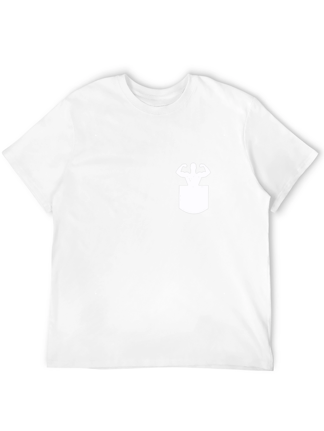 Muscle Man Pocket Tee - Gym Humor T-Shirt