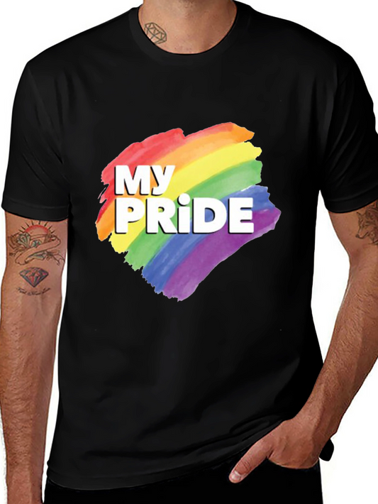 My Pride LGBTQ+ Rainbow Graphic T-Shirt
