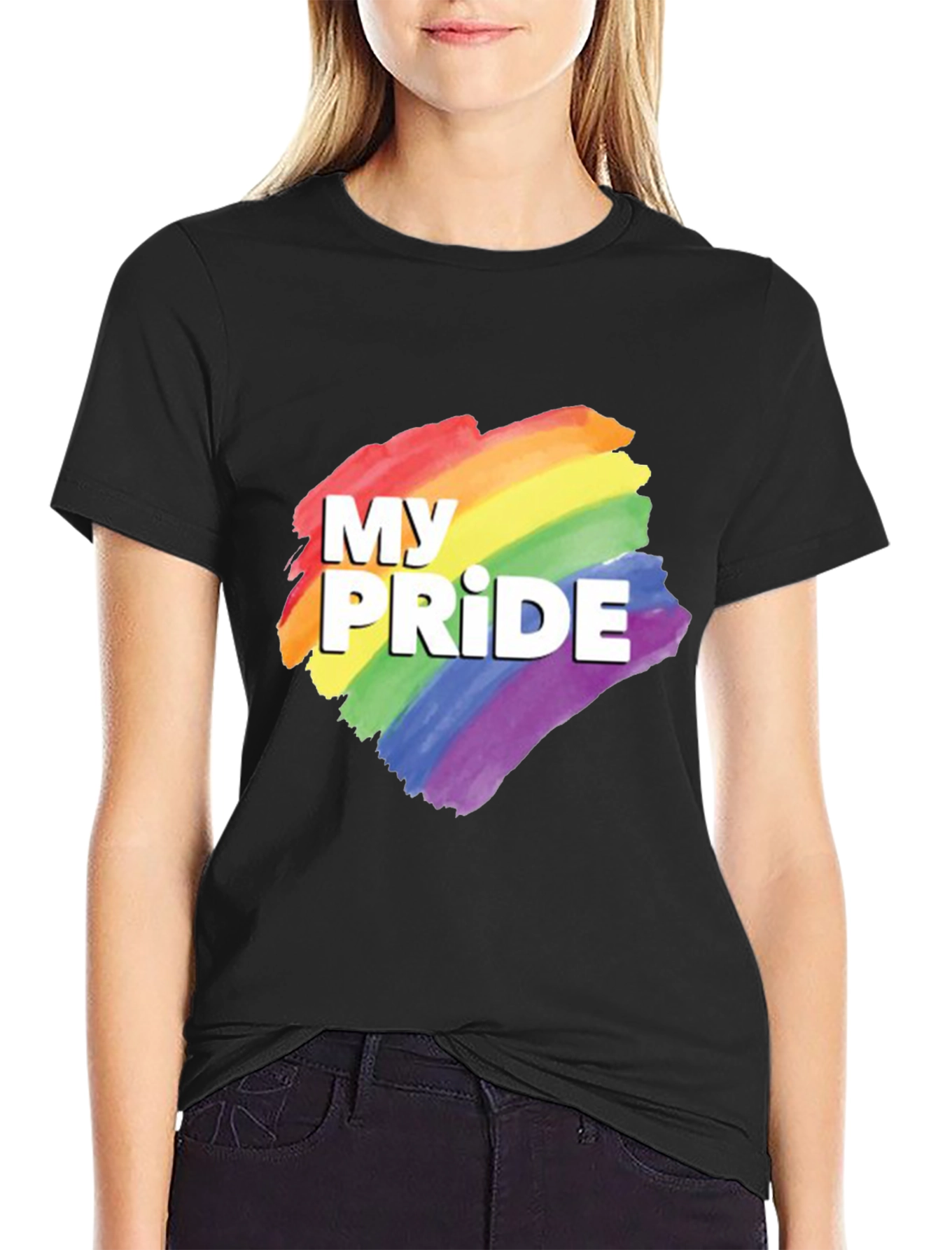My Pride LGBTQ+ Rainbow Graphic T-Shirt