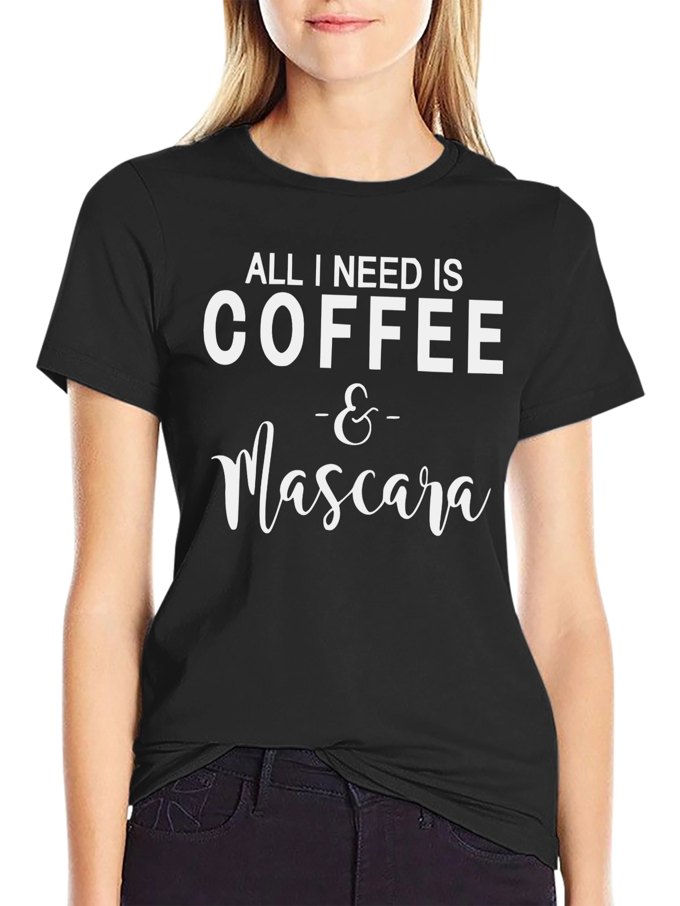 Coffee & Mascara T-Shirt - Womens Graphic Tee