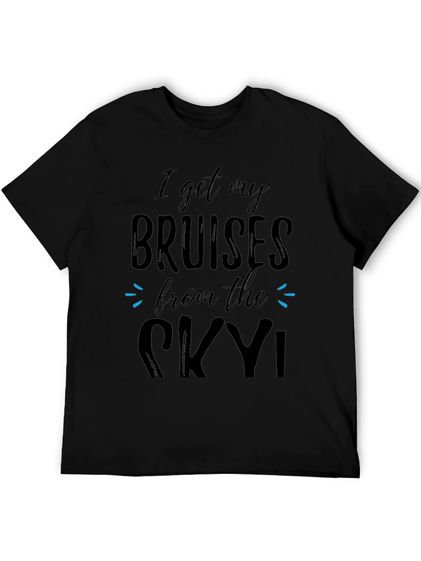 Bruises from the Sky Black T-Shirt