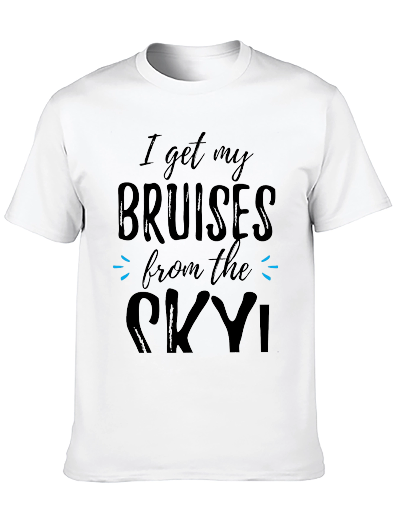 Bruises from the Sky Black T-Shirt
