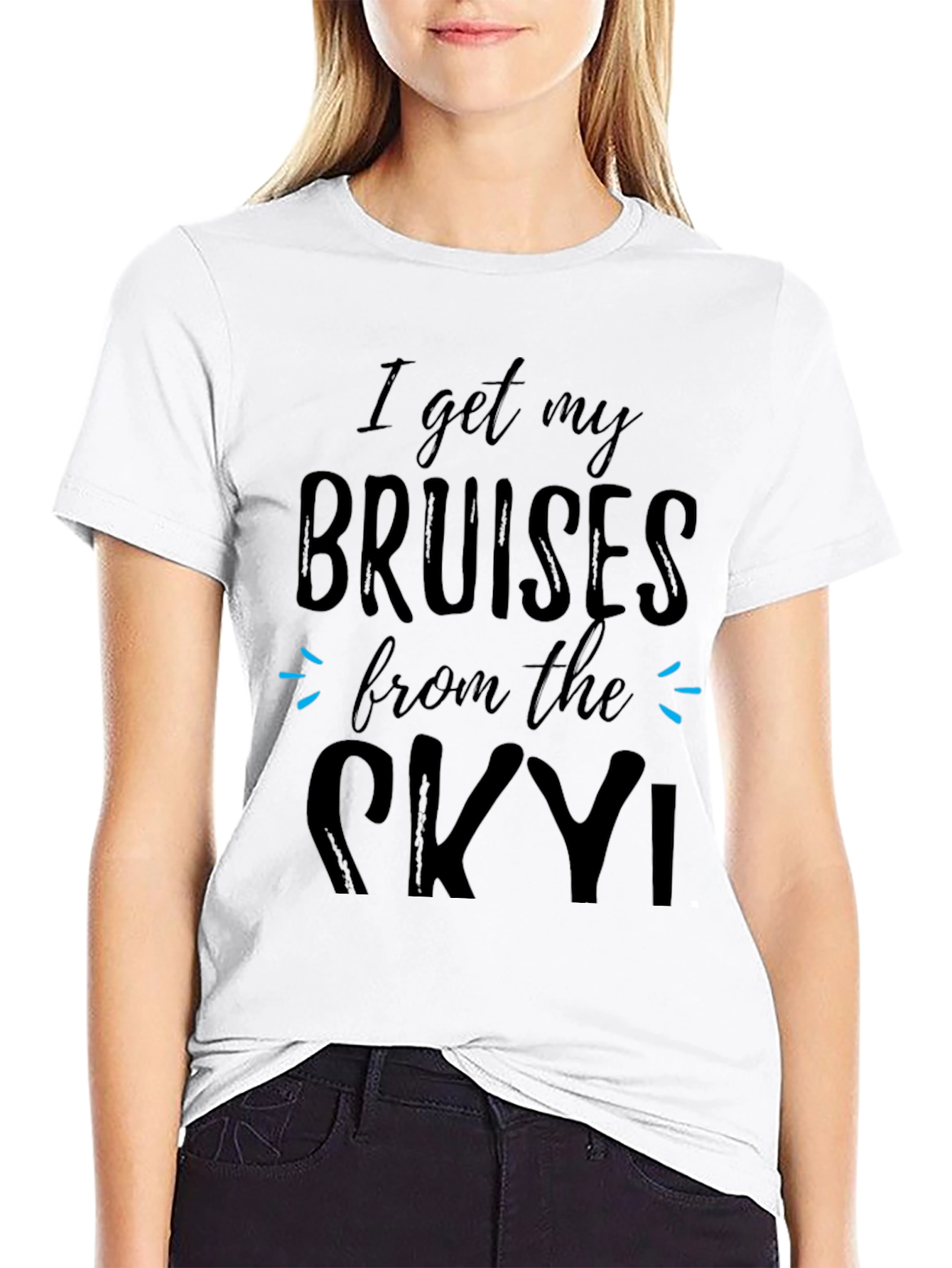 Bruises from the Sky Black T-Shirt