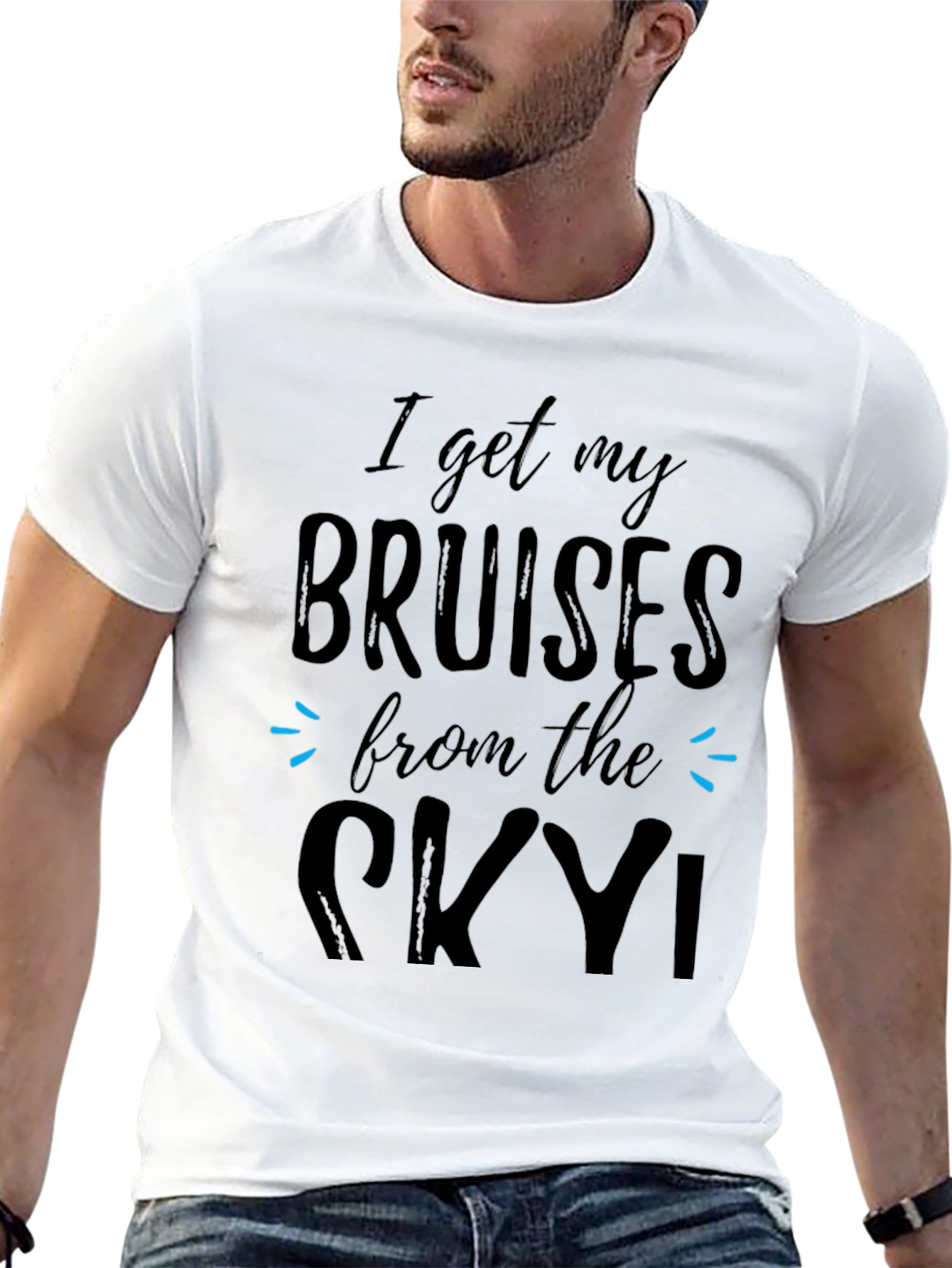 Bruises from the Sky Black T-Shirt